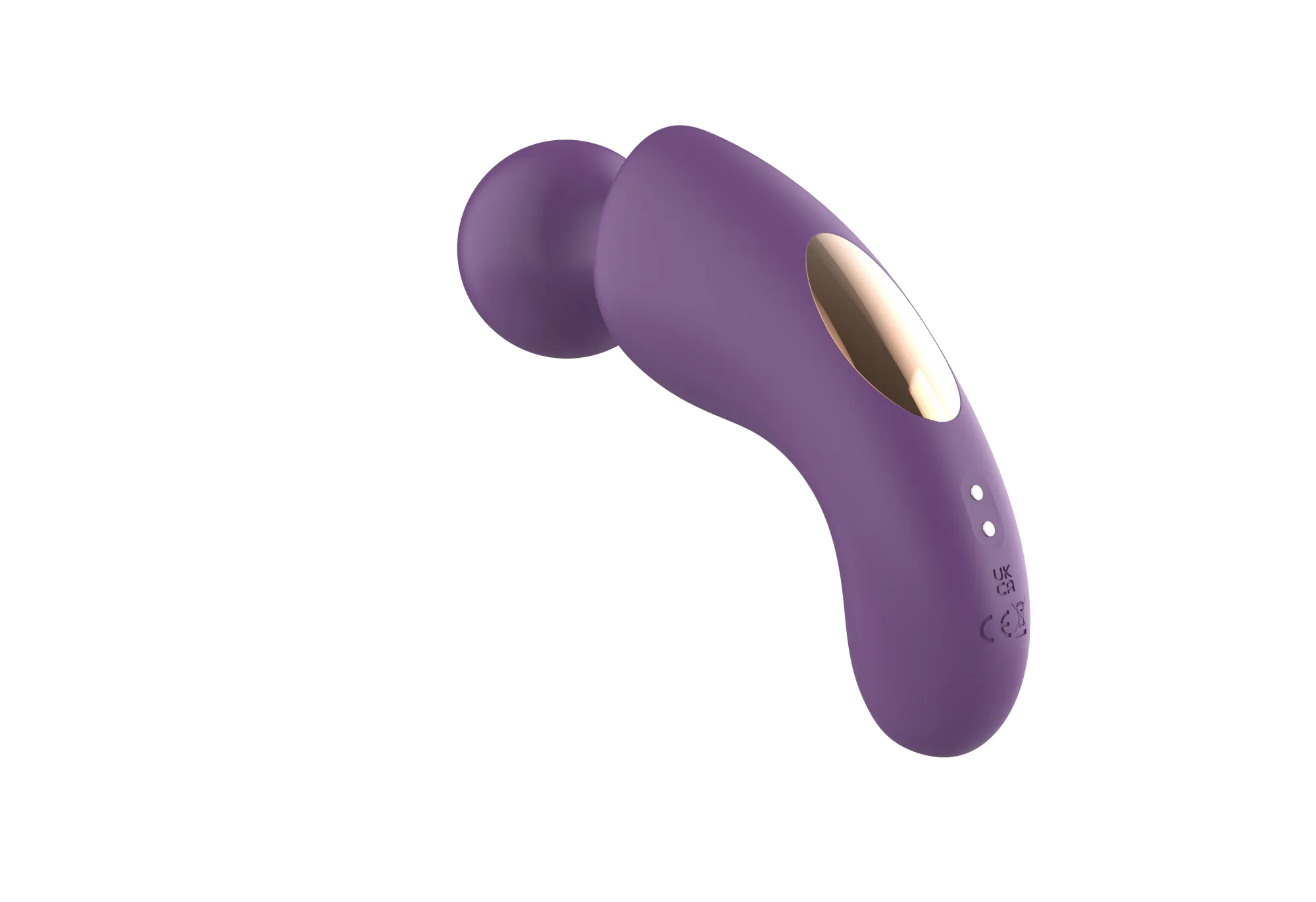 вибратор- вонд с изогнутым корпусом secwell sw24125-purple в Сочи