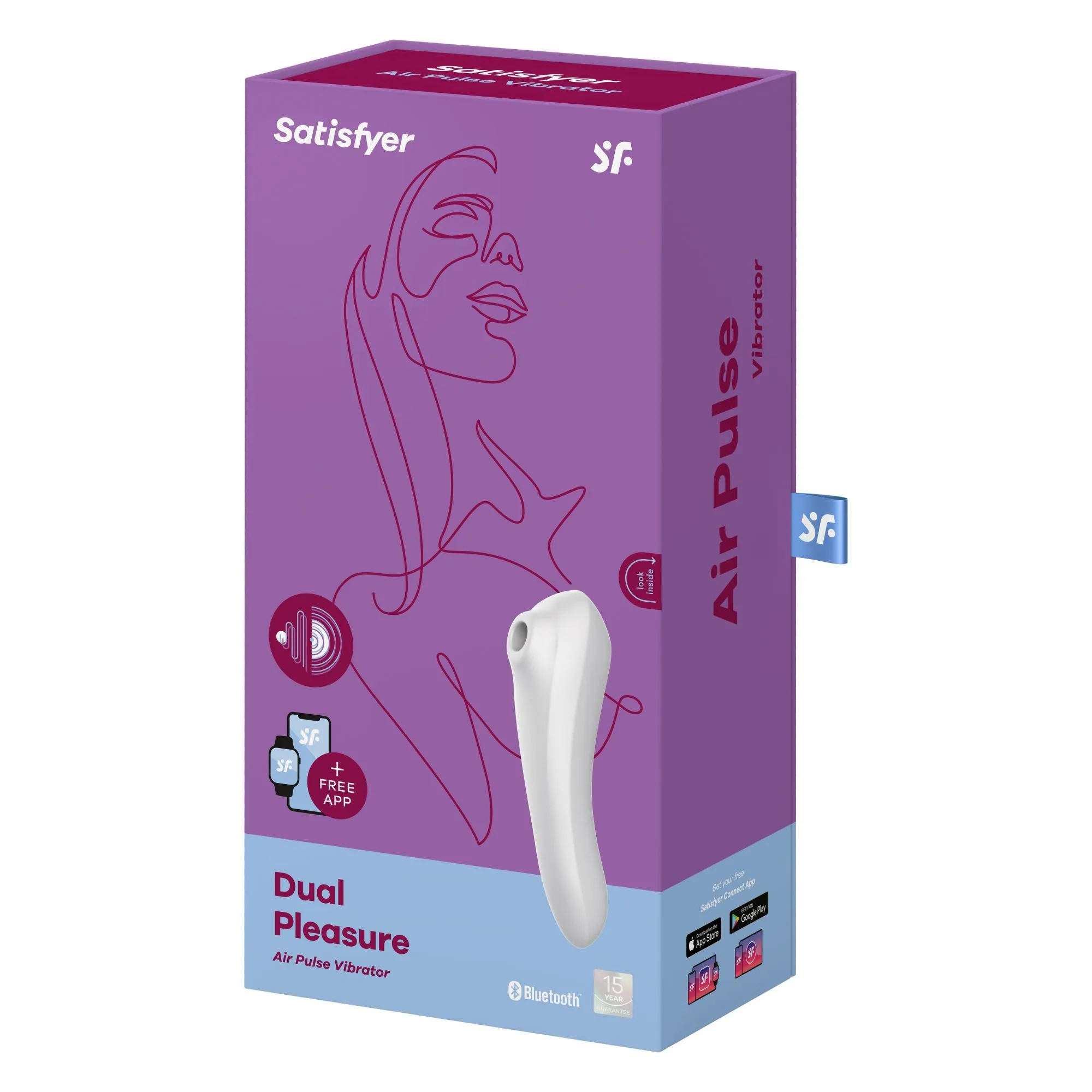 вакуумный массажер satisfyer dual pleasure white 003092sa в Сочи