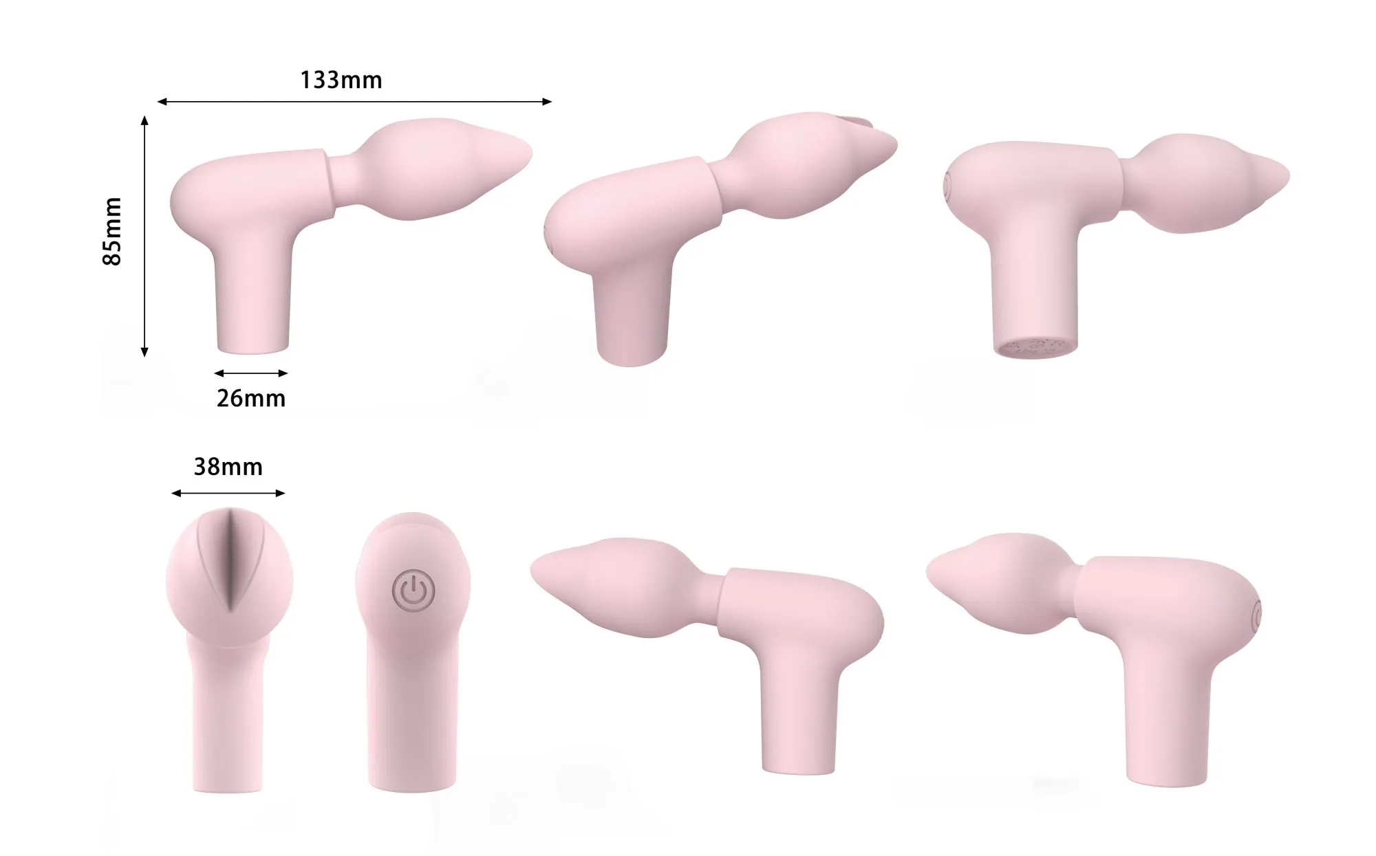 вибромассажер g-viergee nouvelle-c, розовый в Сочи