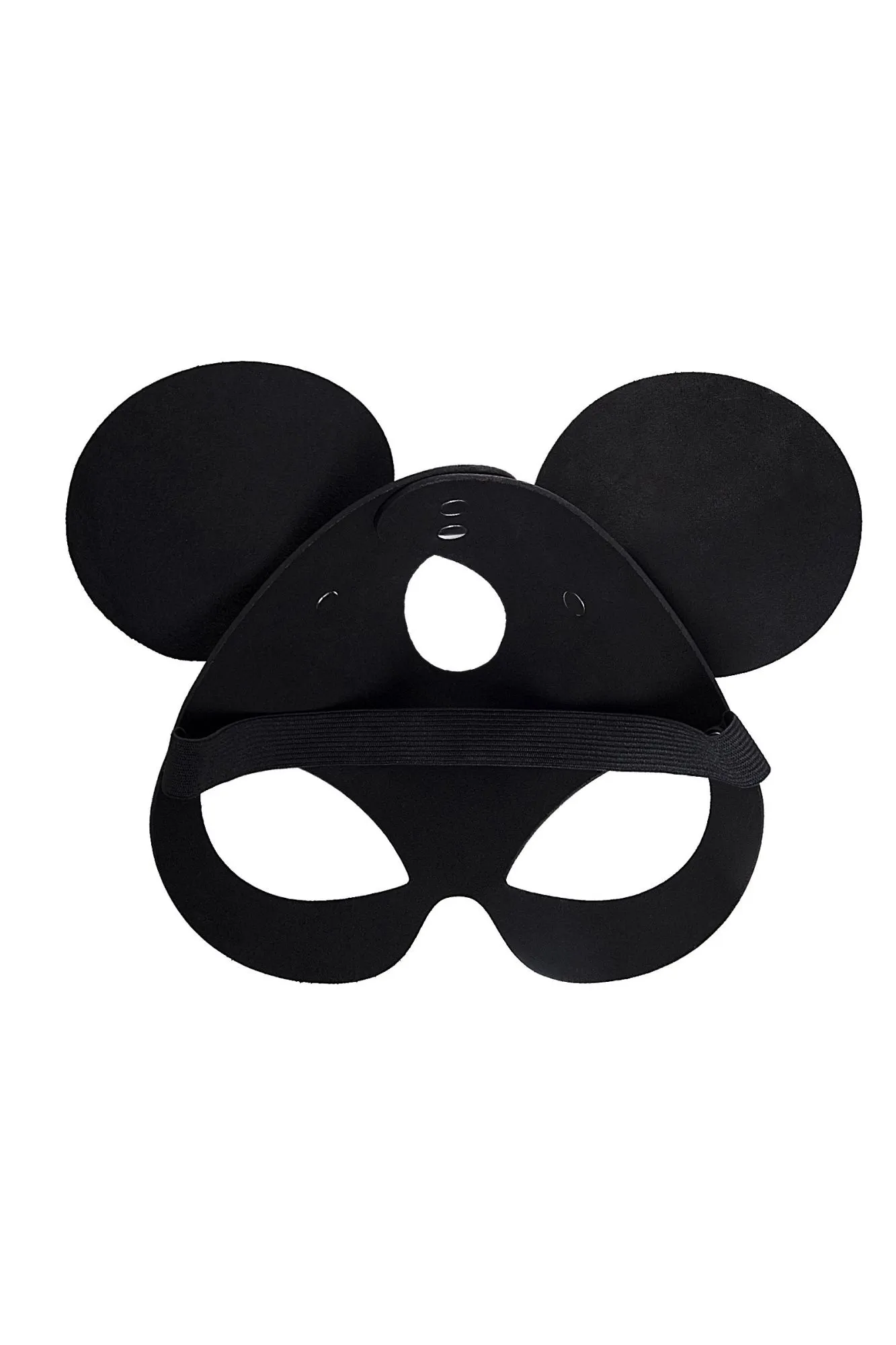 маска pecado bdsm, с ушками мышки, натуральная кожа, черный в Сочи