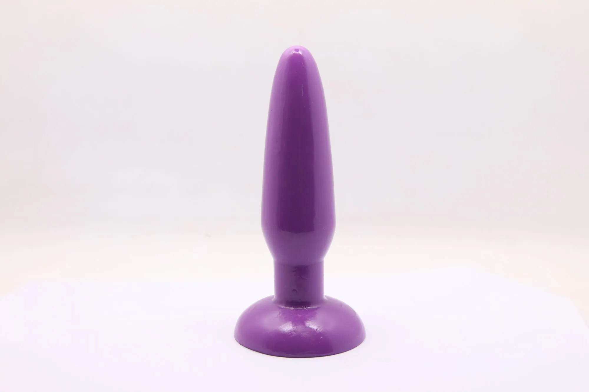 анальная пробка с присоской 3,7 см purple bi-017001r в Сочи