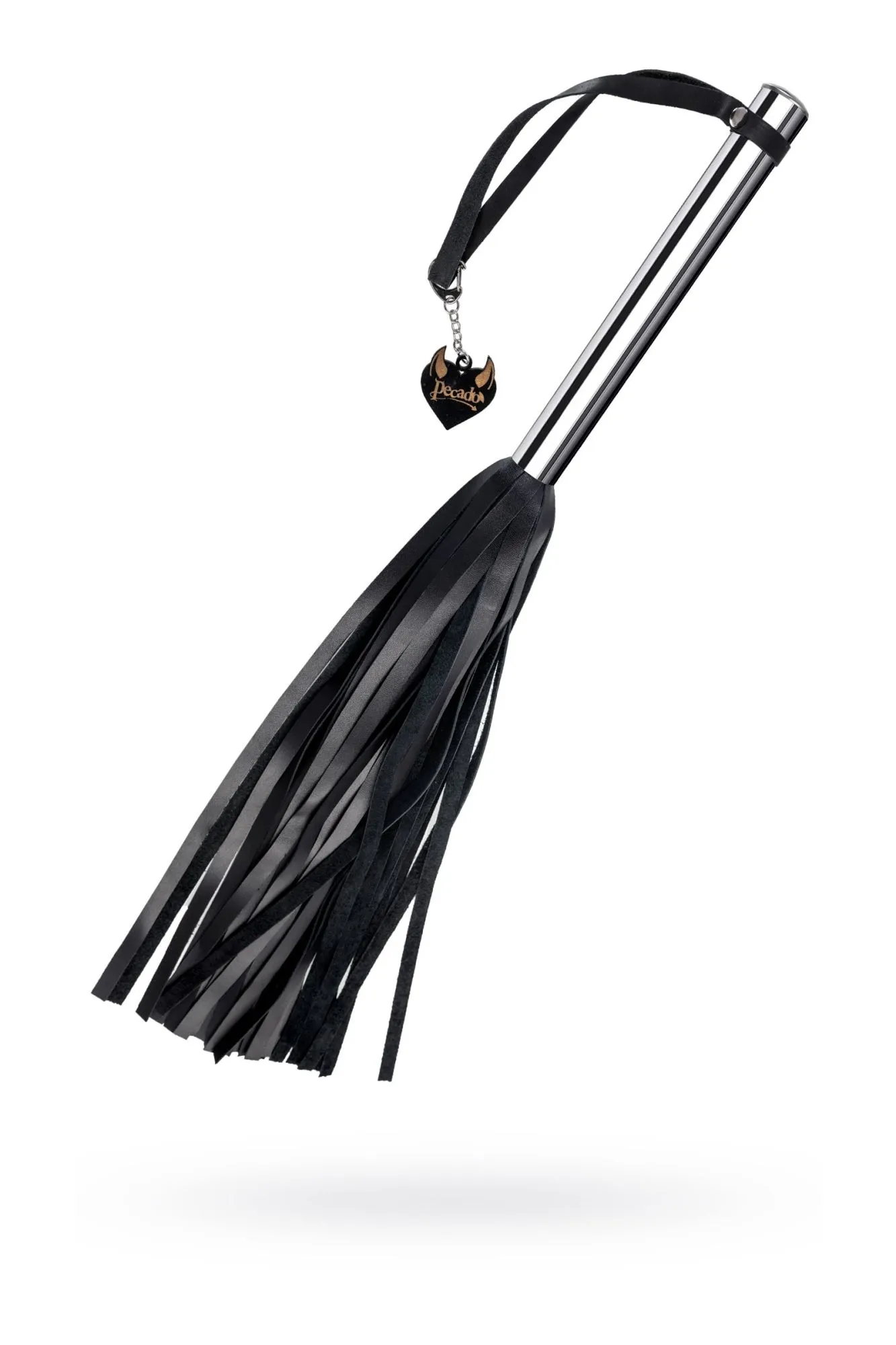 плеть большая pecado bdsm, металлическая рукоять, чёрные хлысты, натуральная кожа в Сочи