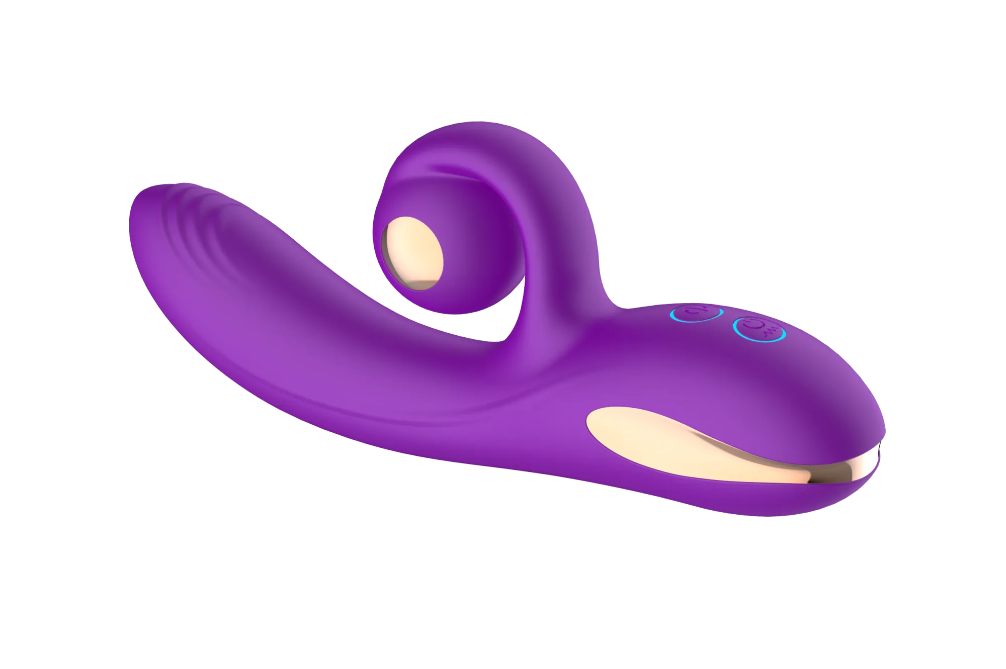силиконовый вибратор-кролик с функцией вращения sw3052-purple в Сочи