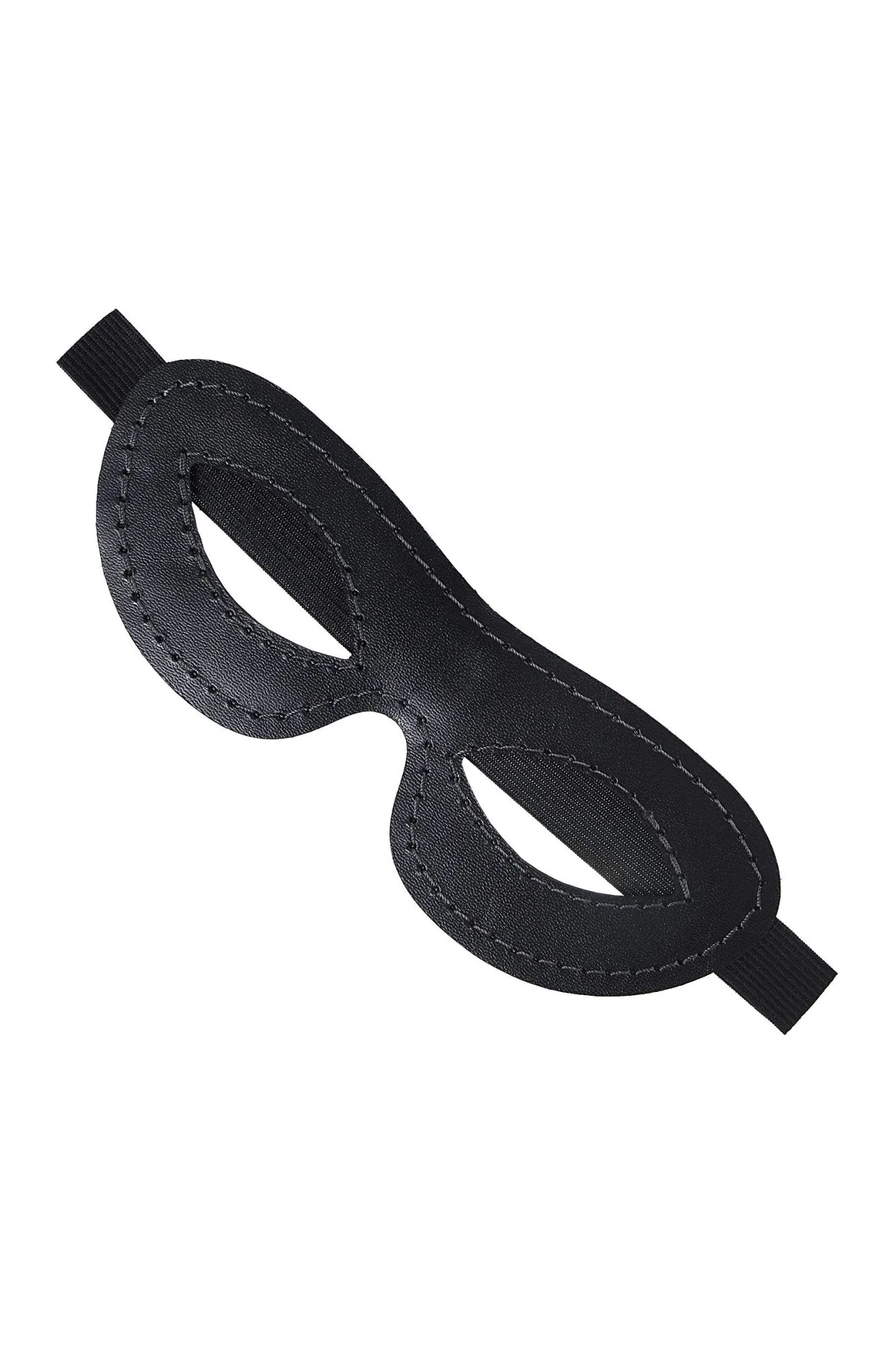 маска pecado bdsm, открытая овальная, натуральная кожа, черная в Сочи