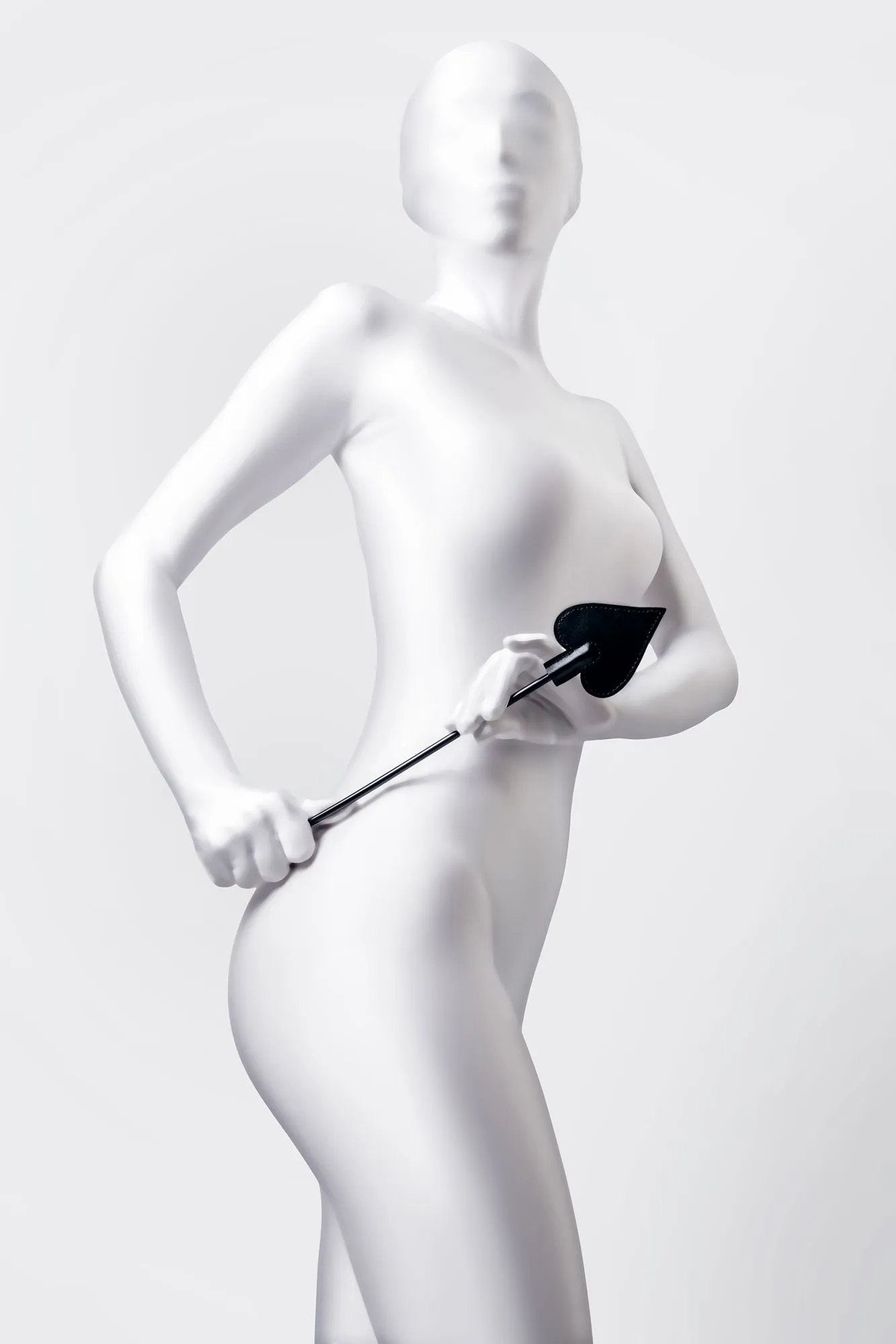 стек anonymo #0007, pu кожа, черный, 36 см в Сочи