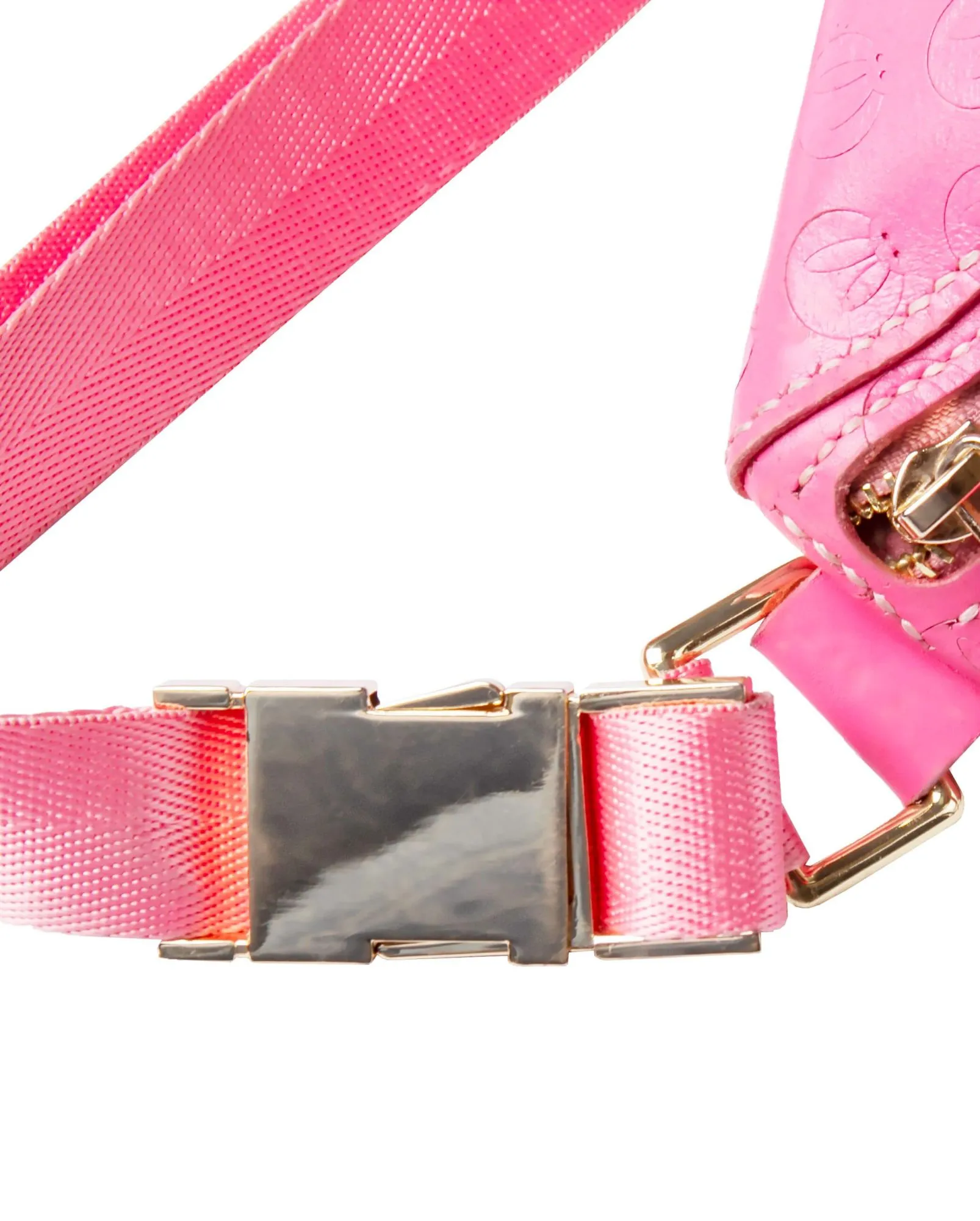 бананка розовая с кольцом и принтом в Сочи