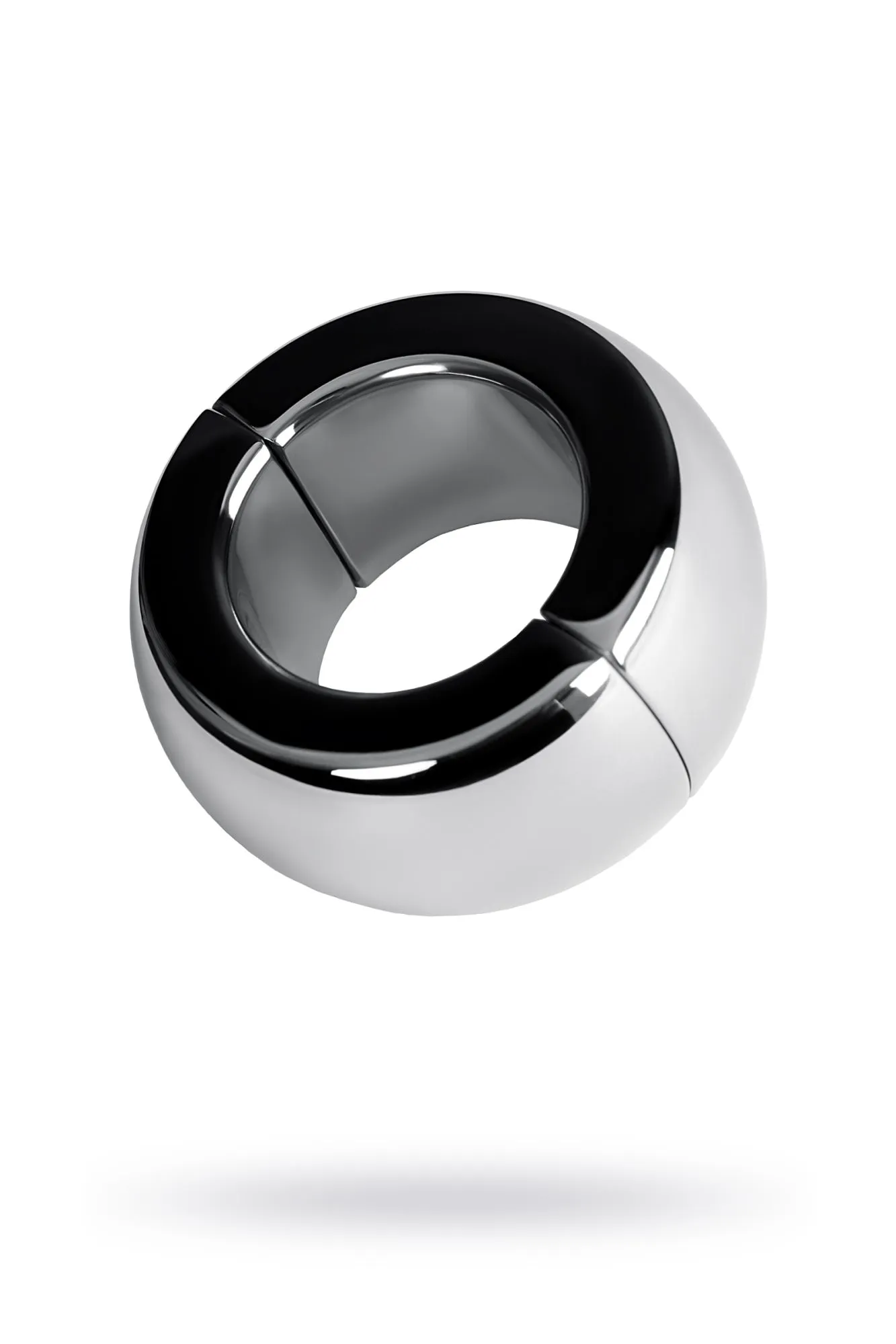 утяжелитель на мошонку metal by toyfa на магнитах, серебряный в Сочи