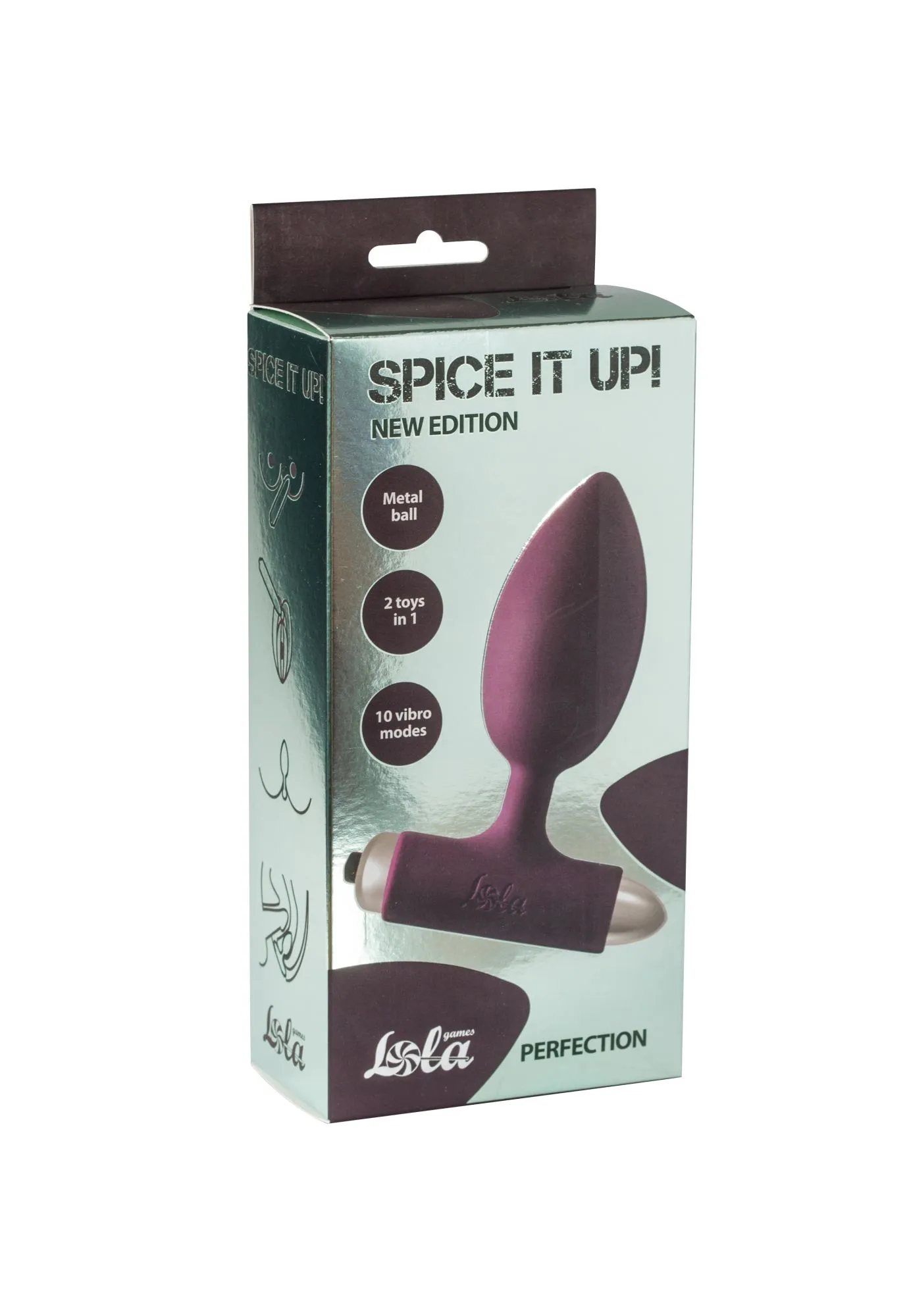 анальная пробка с вибрацией spice it up new edition perfection wine red 8014-03lola в Сочи
