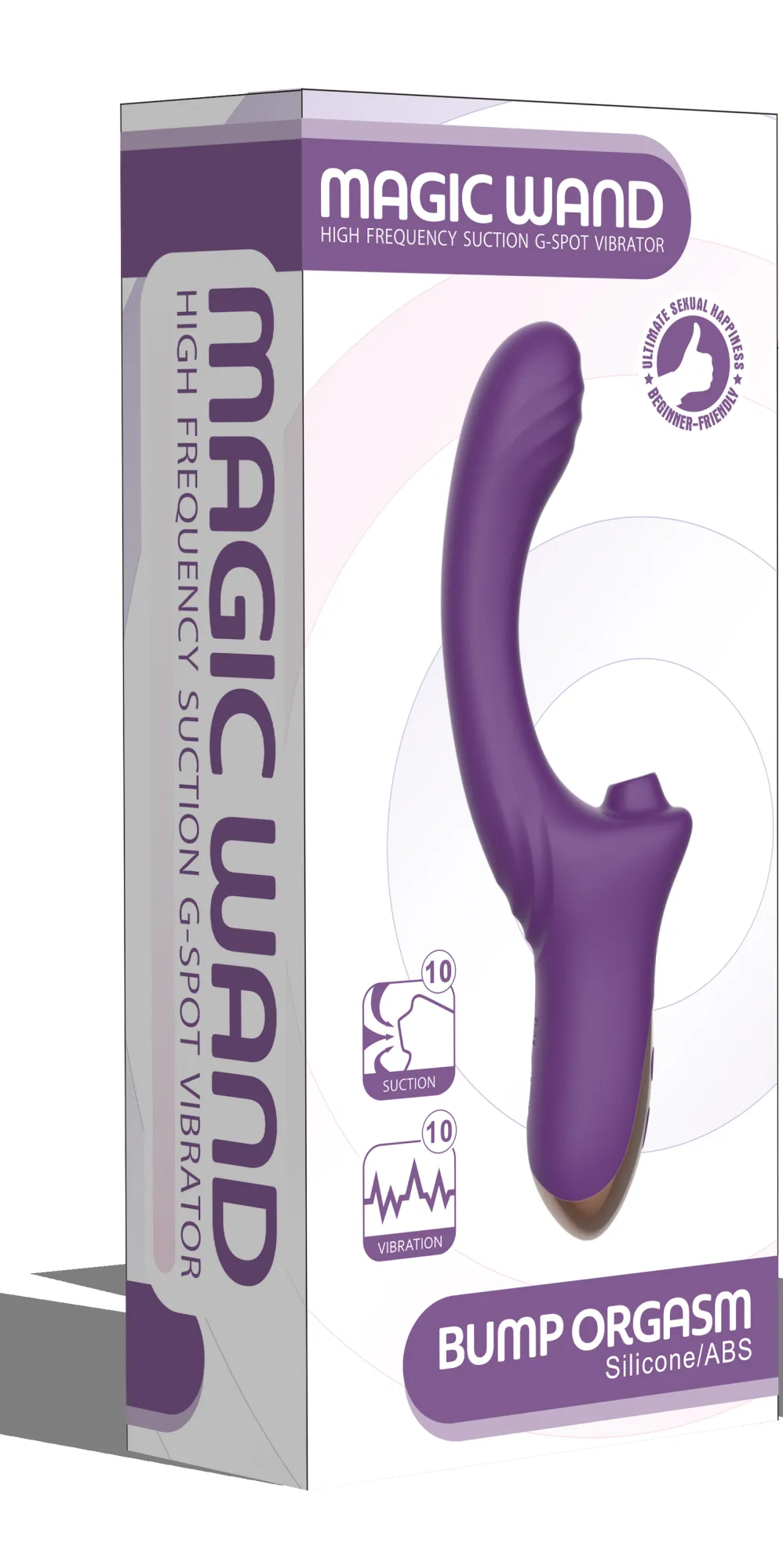 вагинально-клиторальный вибратор secwell sw3044-purple в Сочи