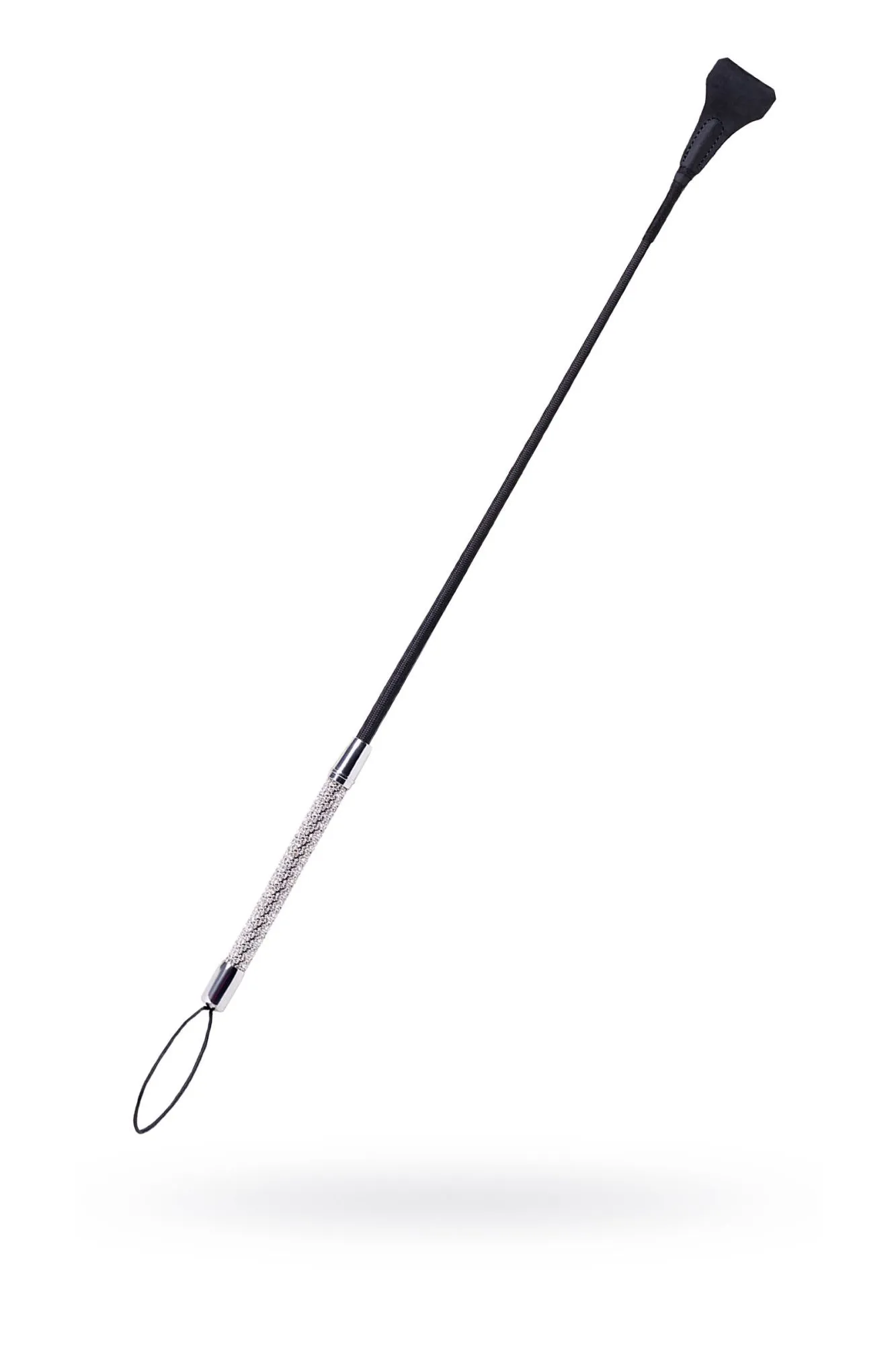 стек toyfa theatre кожаный, черный, 65 см в Сочи