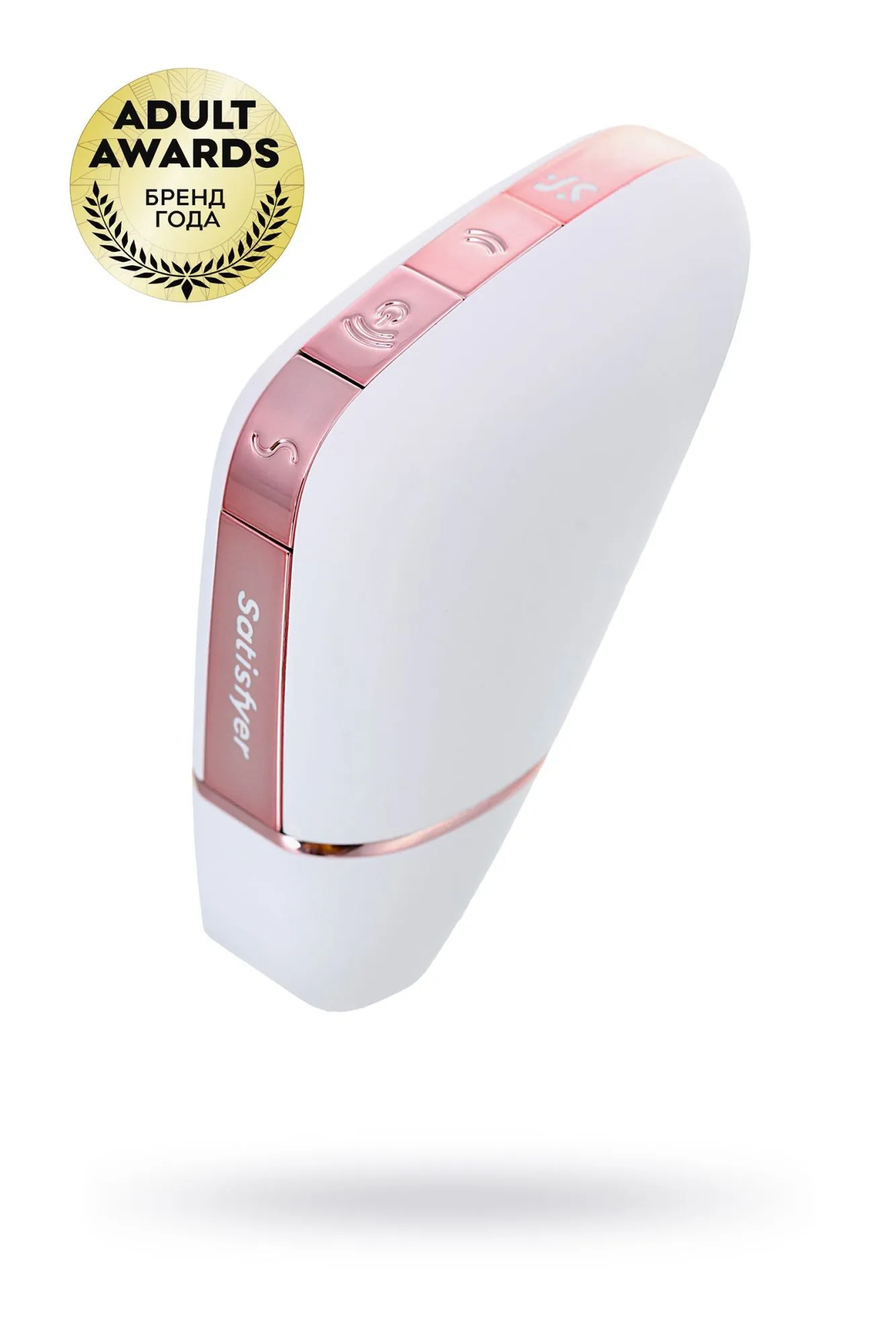 вакуум-волновой бесконтактный стимулятор клитора satisfyer love triangle, силикон, белый, 8,8 см. в Сочи