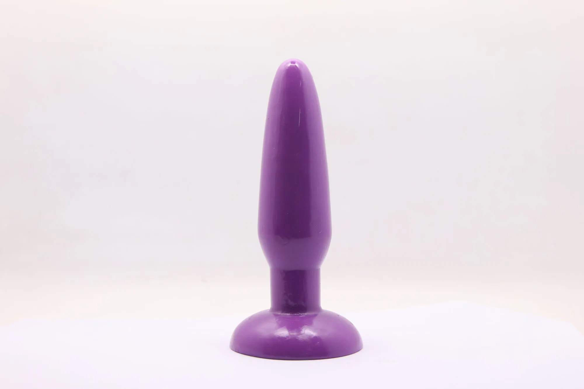 анальная пробка с присоской 3,7 см purple bi-017001r в Сочи