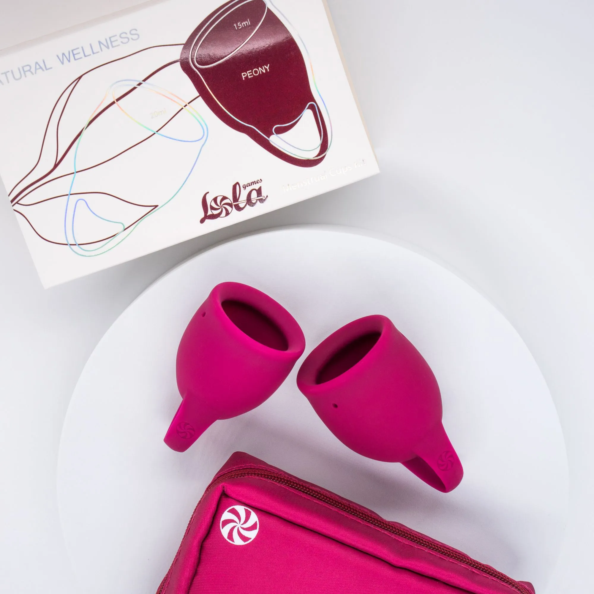 набор менструальных чаш natural wellness peony 4000-03lola в Сочи