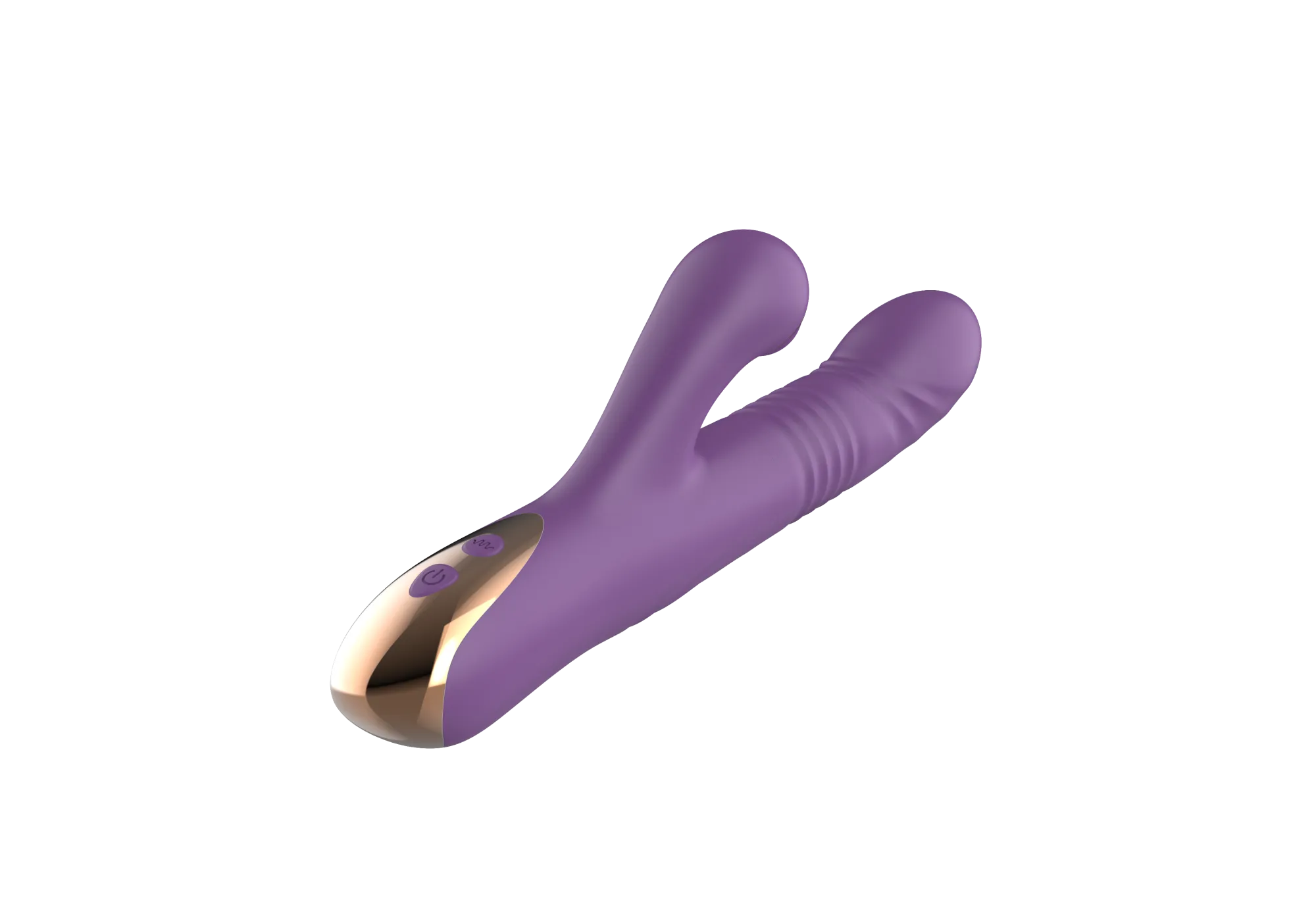 силиконовый вибратор с возвратно-поступательной стимуляцией sw24126-purple в Сочи