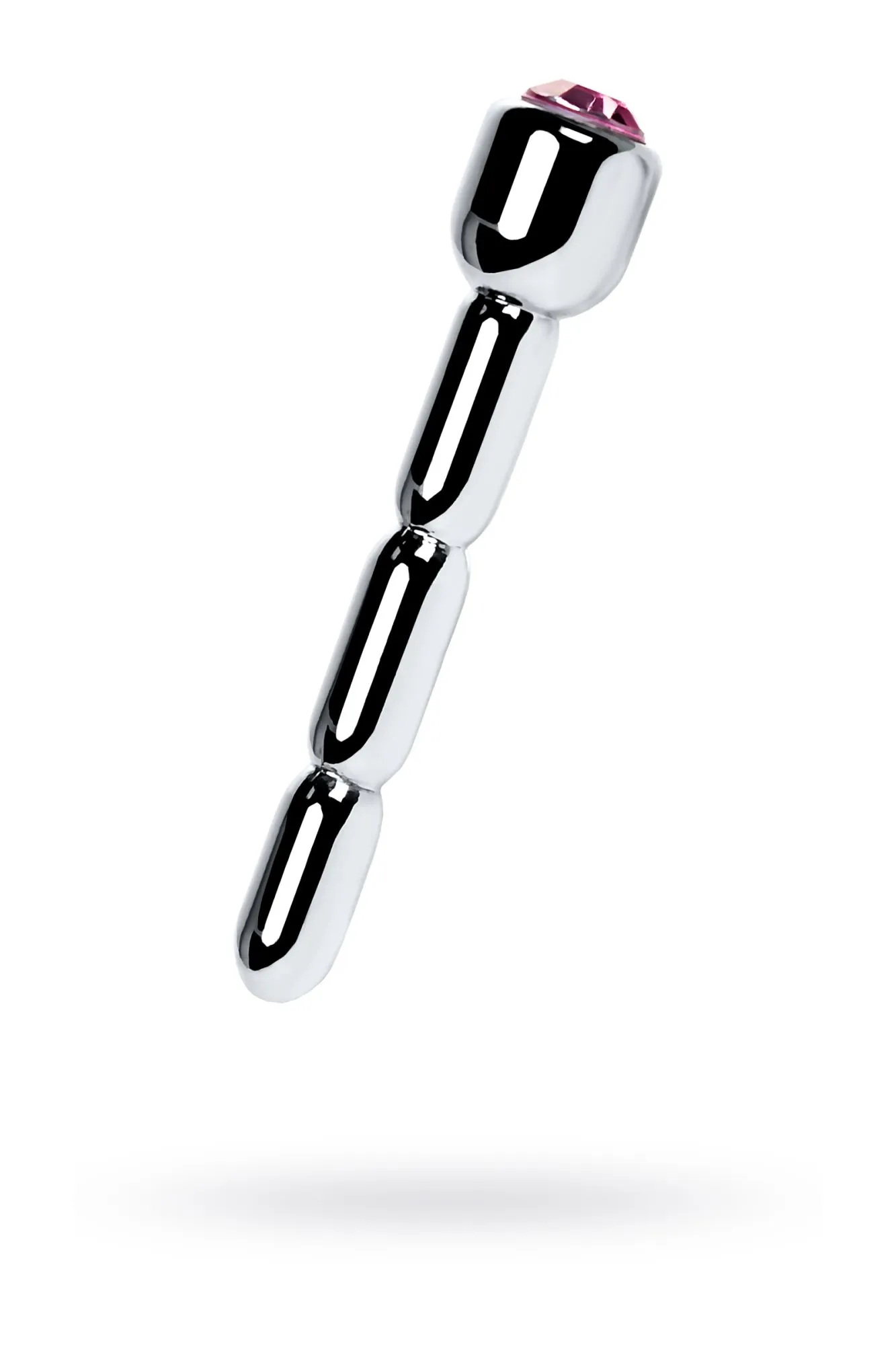 уретральный плаг metal by toyfa со стразом средний, серебряный в Сочи