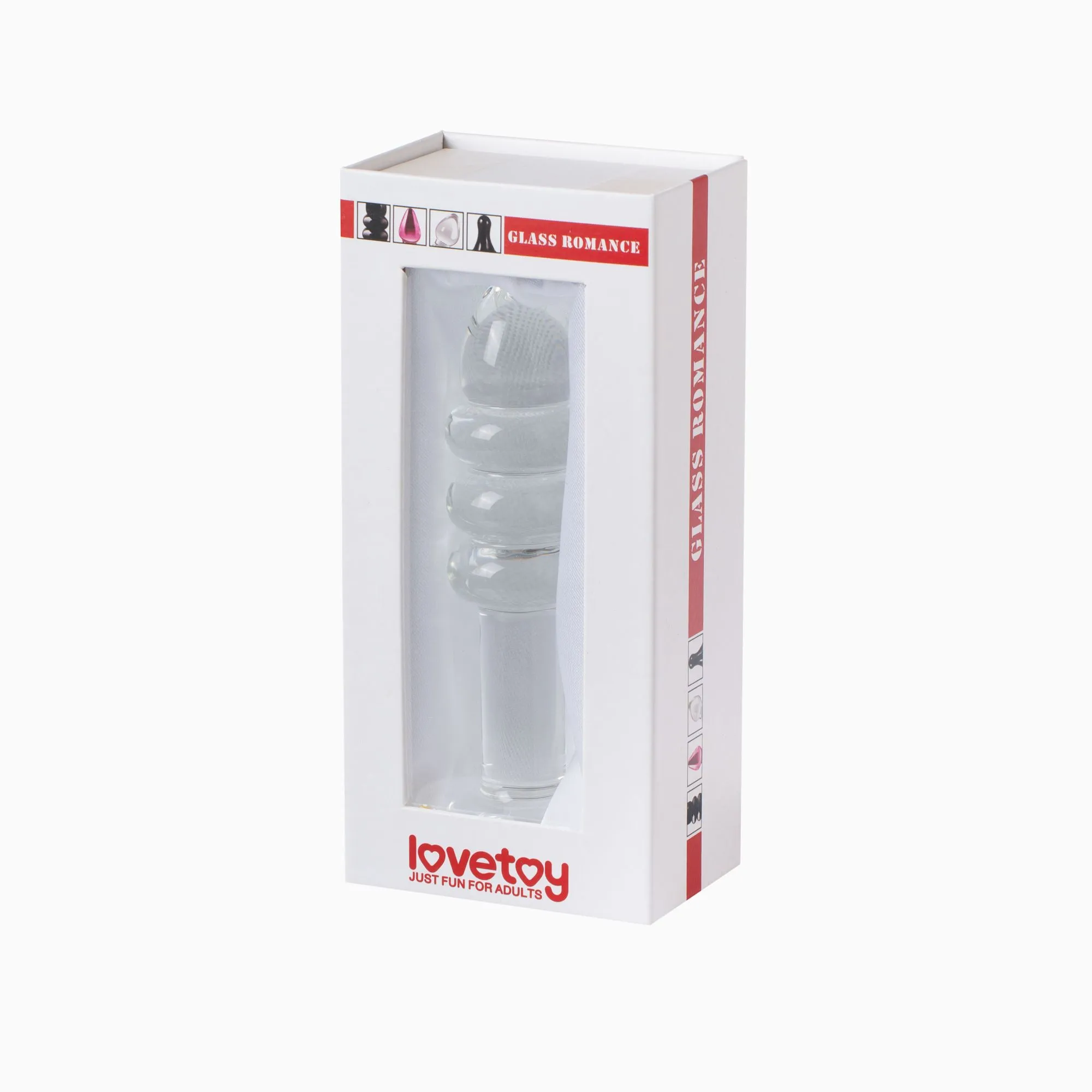  анальная пробка lovetoy, прозрачная в Сочи