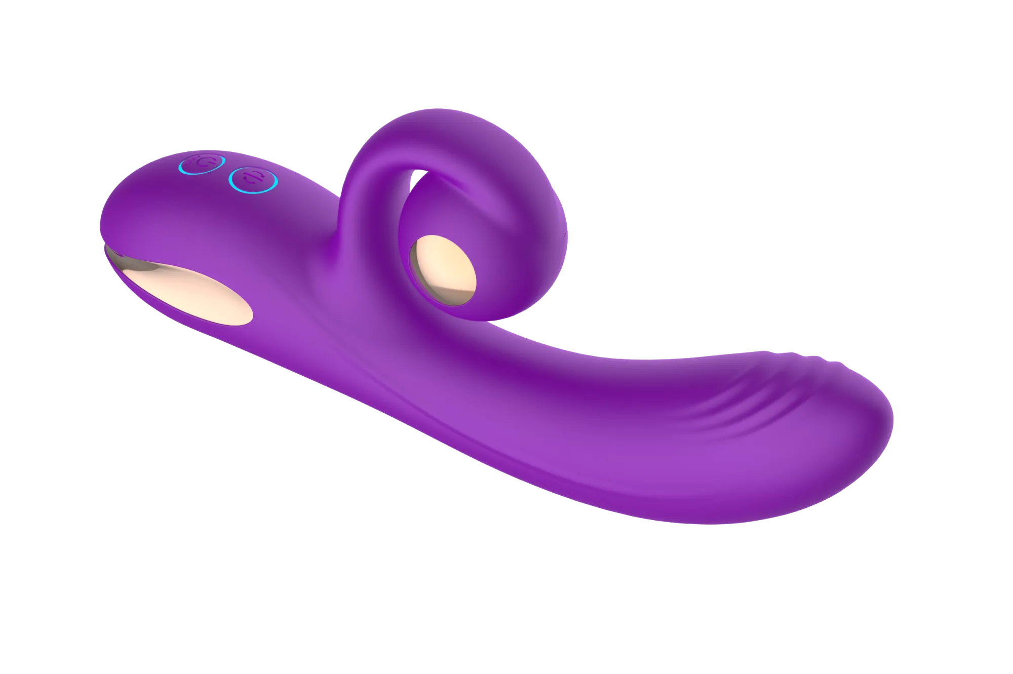 силиконовый вибратор-кролик с функцией вращения sw3052-purple в Сочи