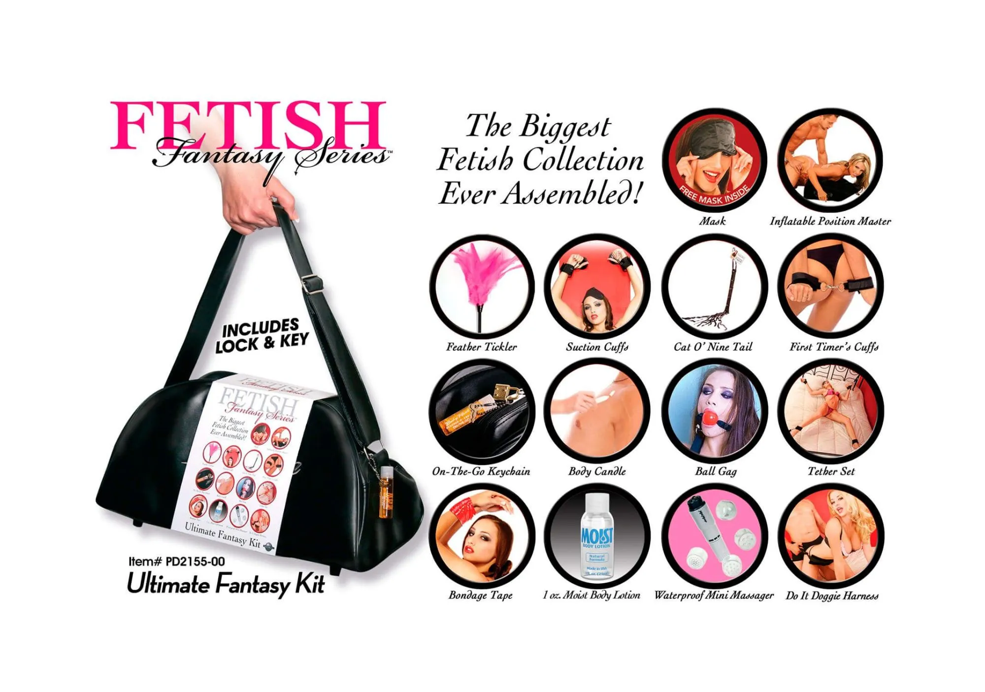 фетиш-набор pipedream ultimate fantasy kit, с сумкой в Сочи