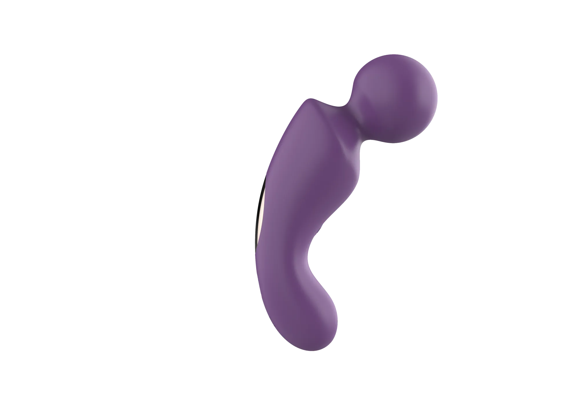 вибратор- вонд с изогнутым корпусом secwell sw24125-purple в Сочи