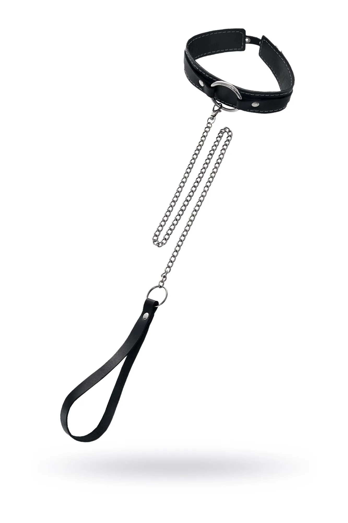 чокер-ошейник pecado bdsm, натуральная кожа, чёрный в Сочи