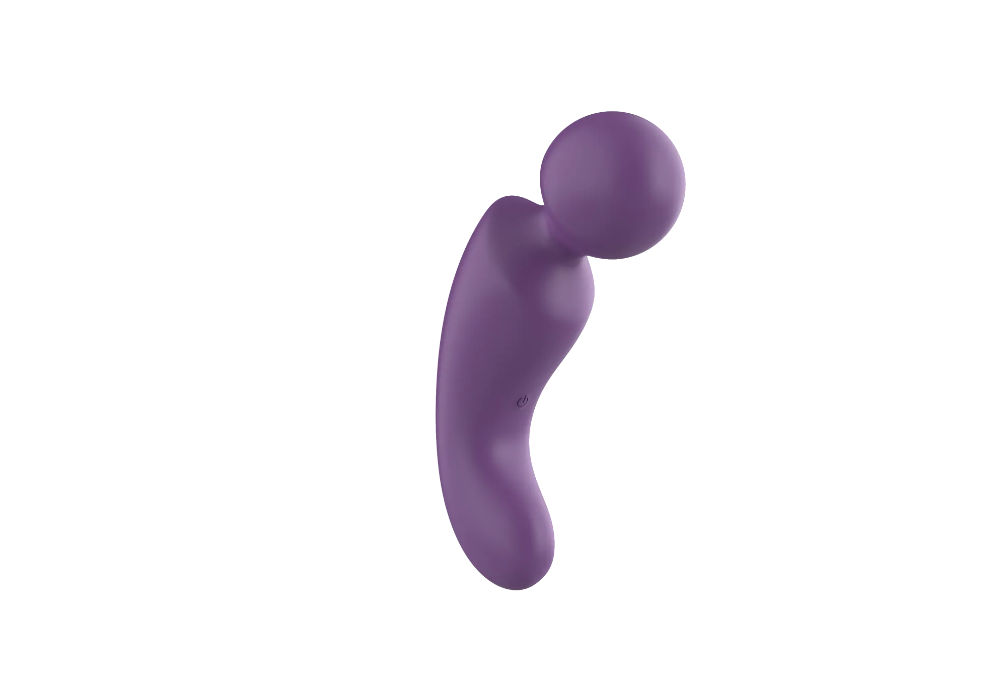 вибратор- вонд с изогнутым корпусом secwell sw24125-purple в Сочи