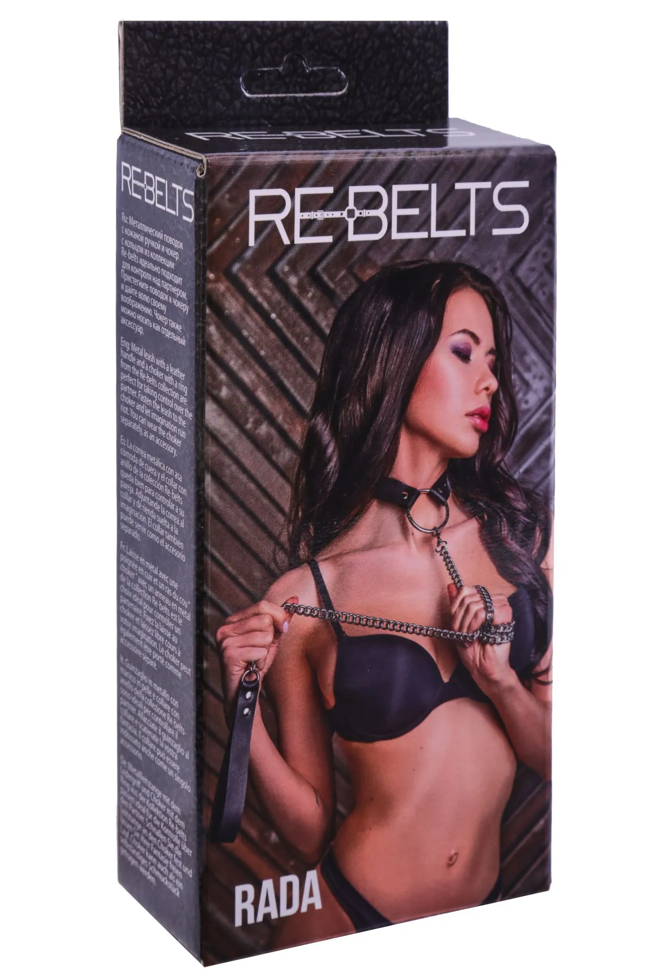 поводок и чокер с кольцом rada black 7747-01rebelts в Сочи