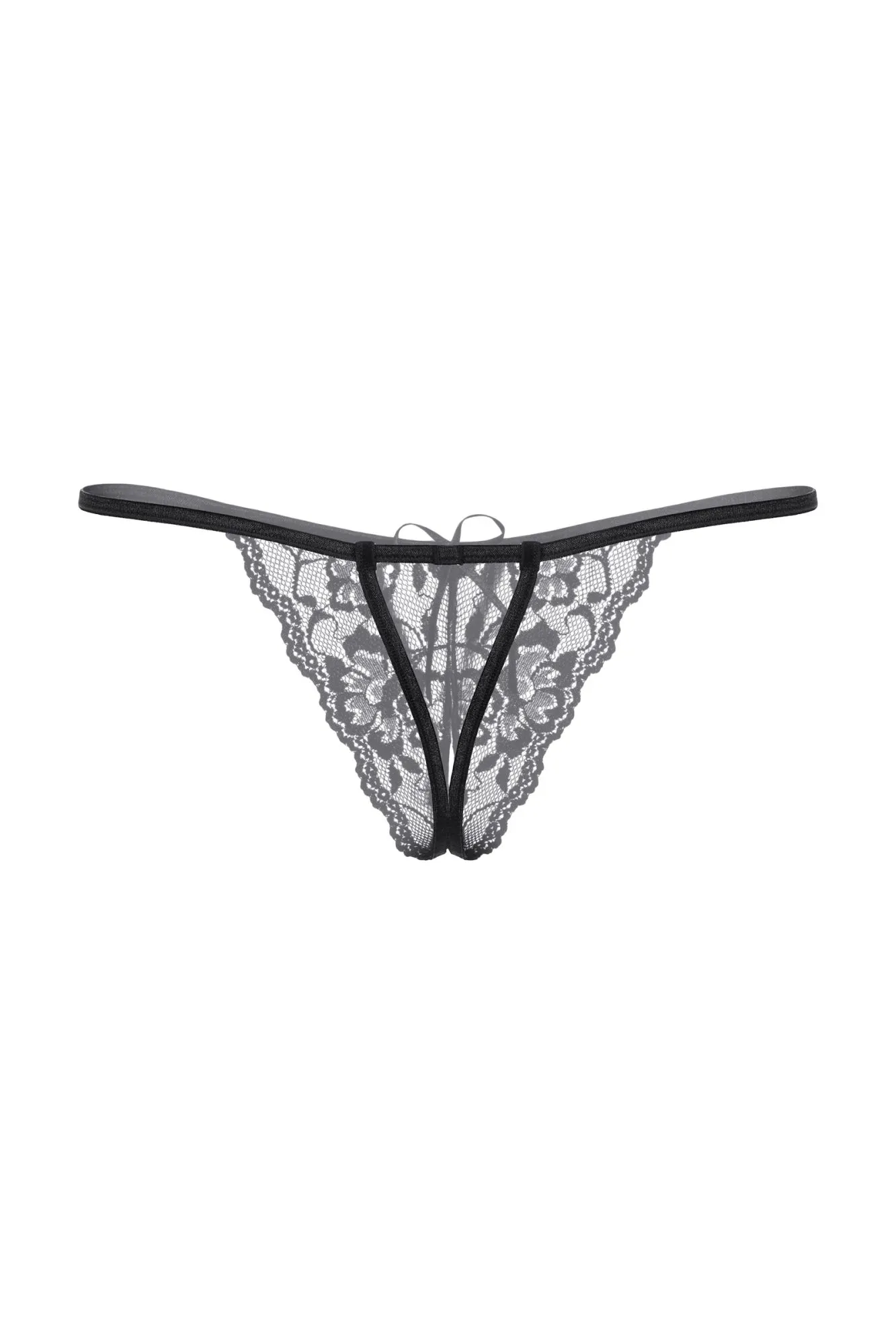 Эротическое стринги открытые кружевные softline collection, черный, s/l в Сочи