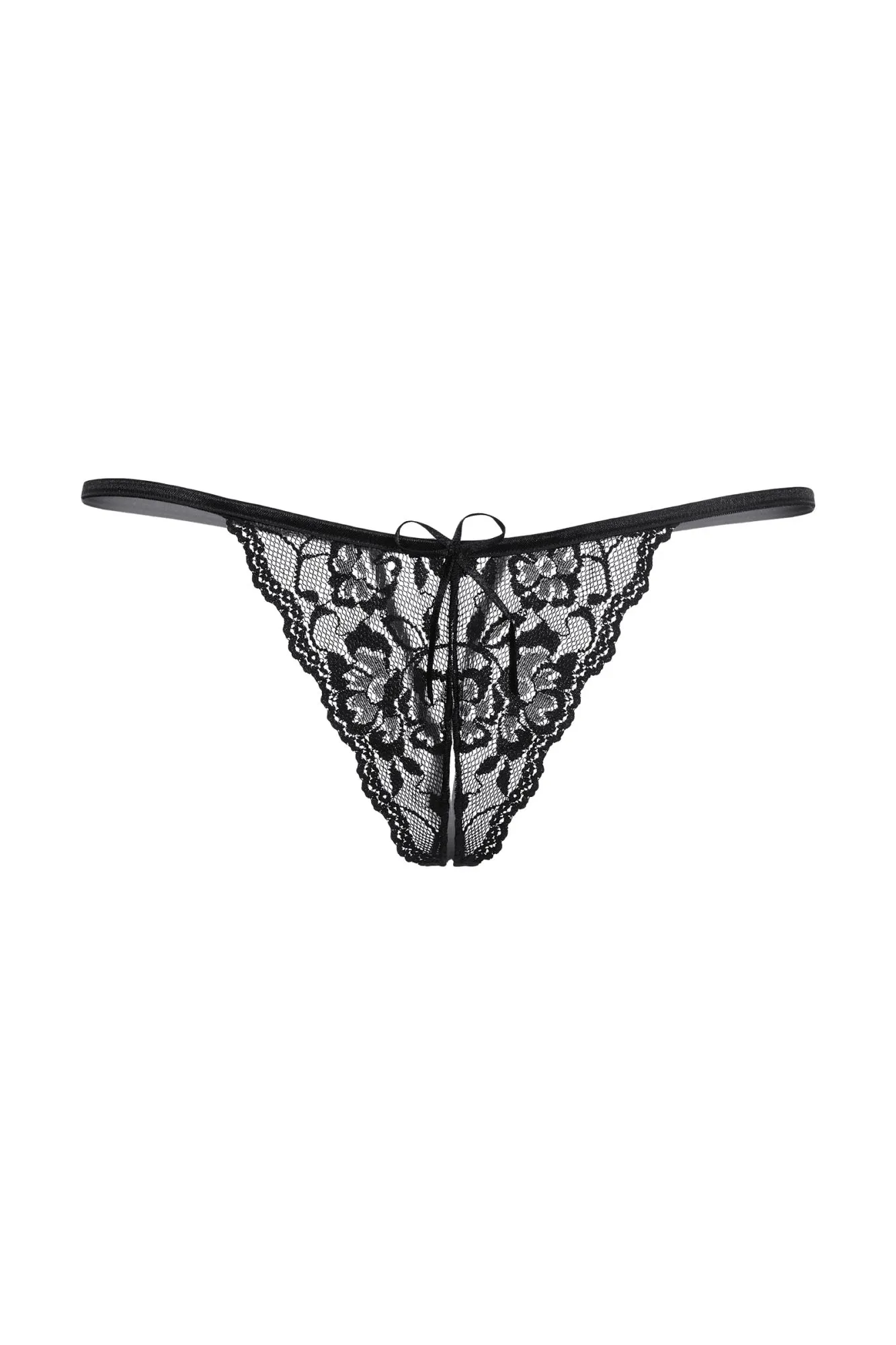 Эротическое стринги открытые кружевные softline collection, черный, s/l в Сочи