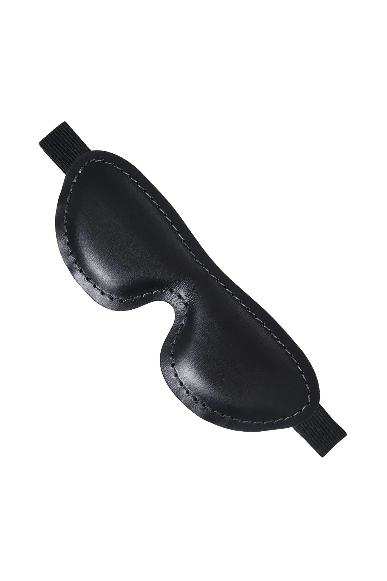 маска pecado bdsm, мягкая закрытая овальная, натуральная кожа, черная в Сочи