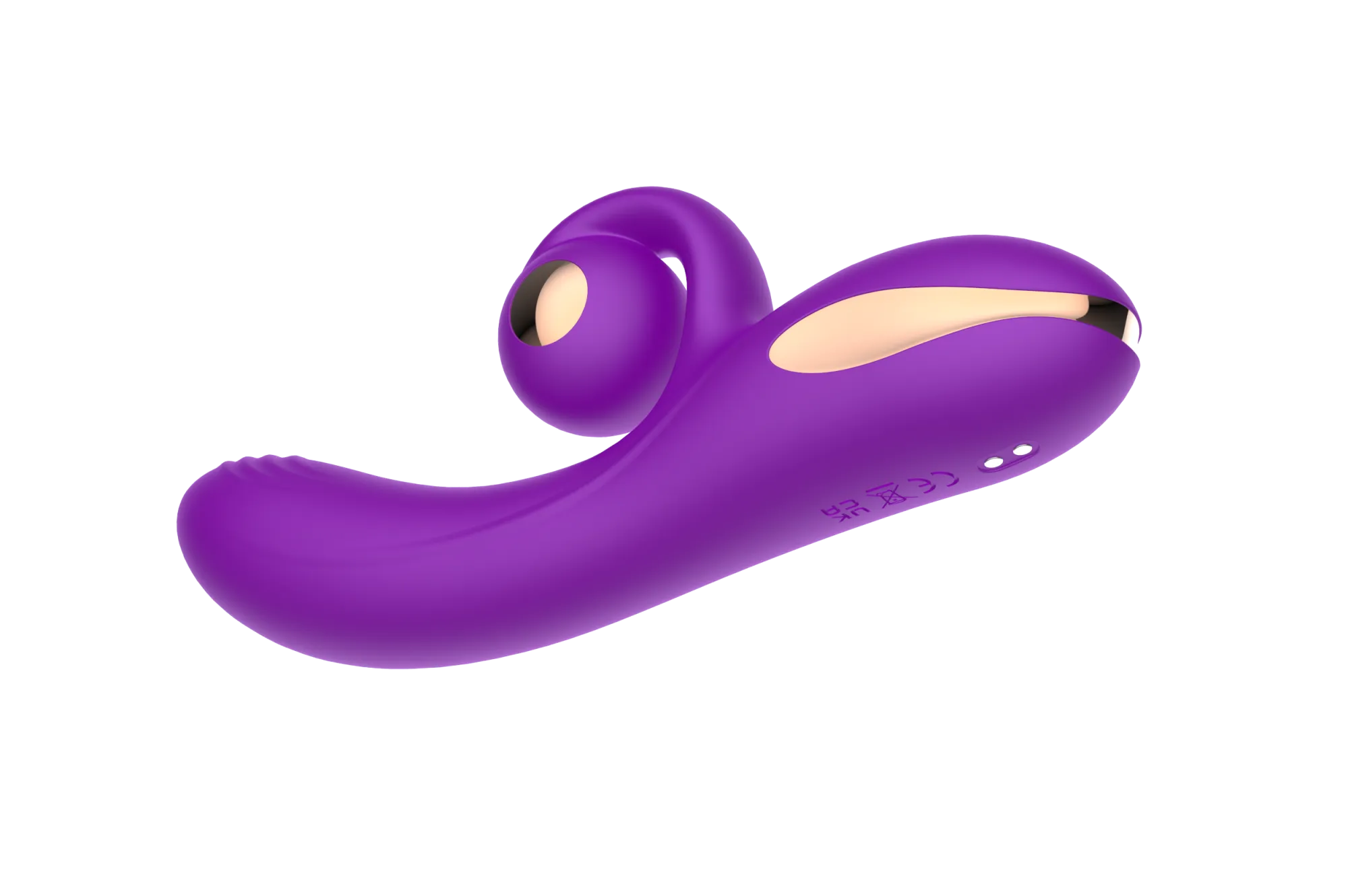 силиконовый вибратор-кролик с функцией вращения sw3052-purple в Сочи