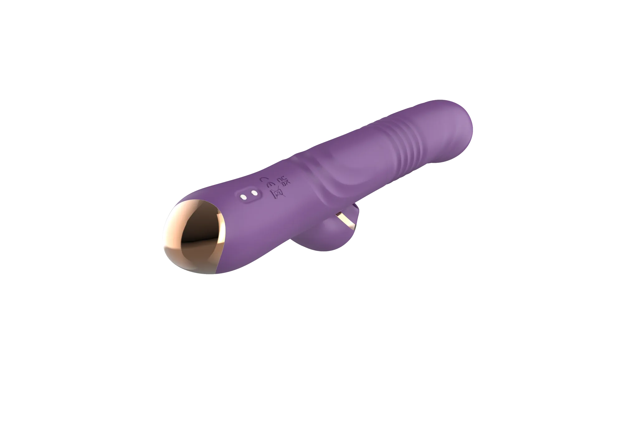 силиконовый вибратор с возвратно-поступательной стимуляцией sw24126-purple в Сочи