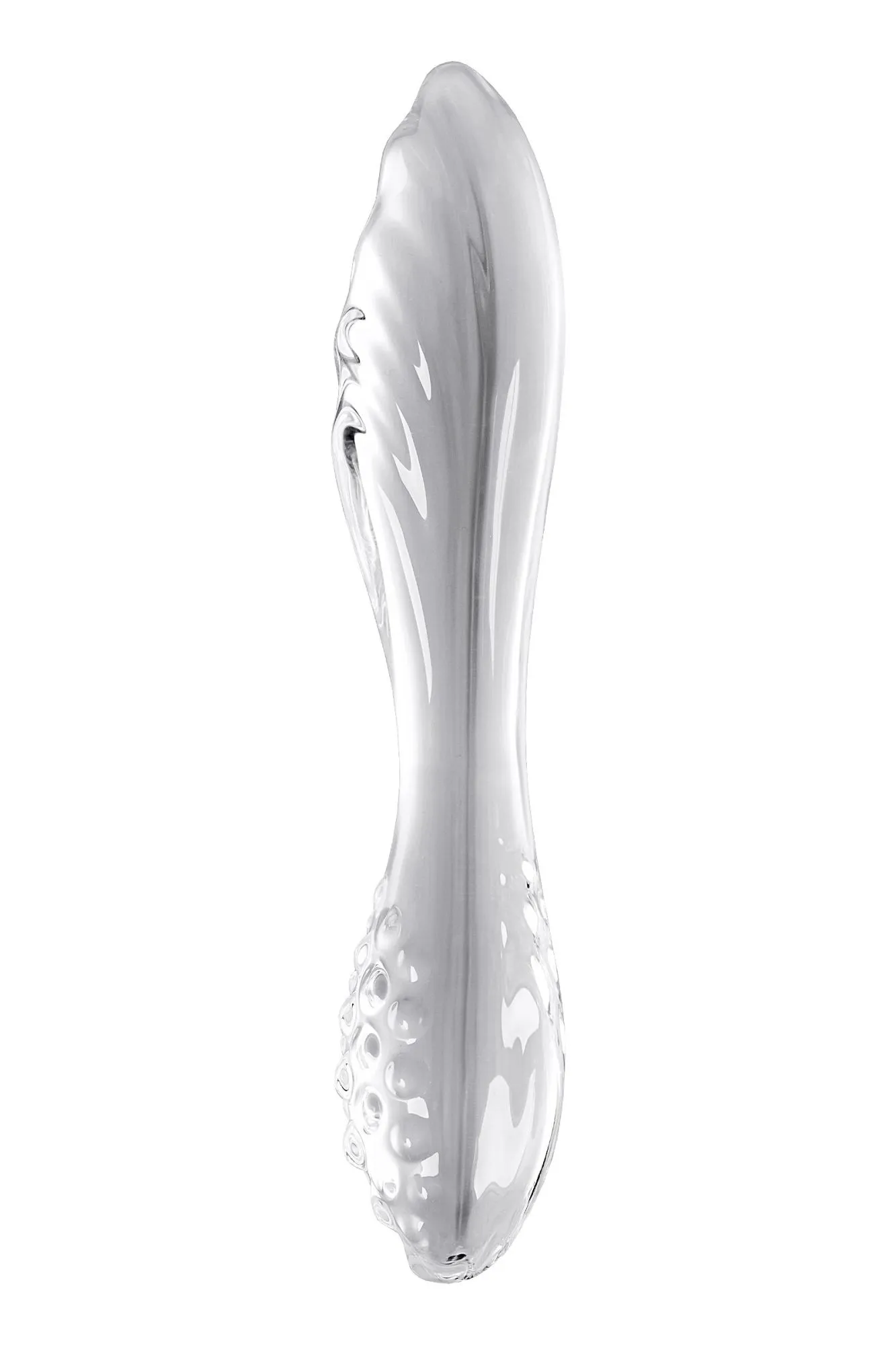 двусторонний фаллоимитатор satisfyer dazzling crystal 1, стекло, прозрачный, 18,5 см в Сочи