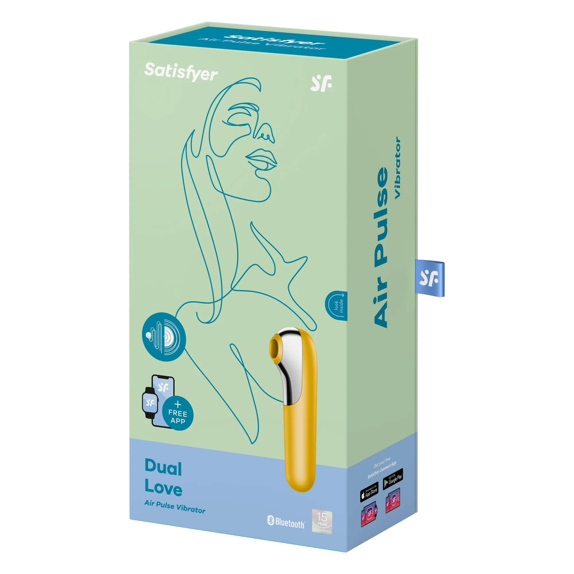 вакуумный массажер satisfyer dual love yellow 003047sa в Сочи