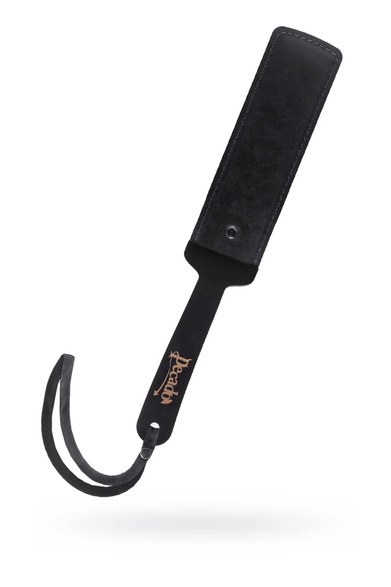 паддл pecado bdsm, гибкий, натуральная кожа и дерево, черный в Сочи