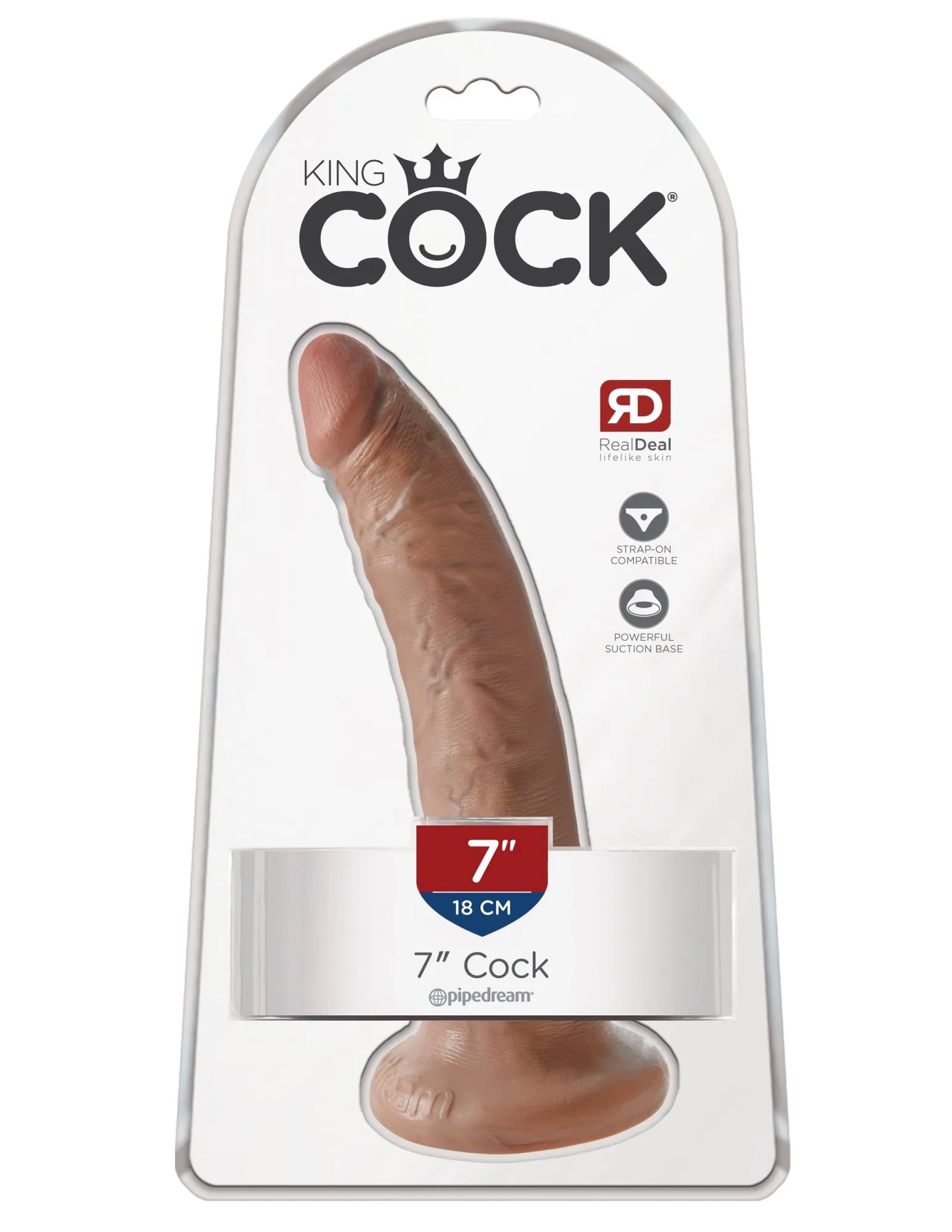 фаллоимитатор king cock 7" мулат cock - flesh pipedream 550222pd в Сочи