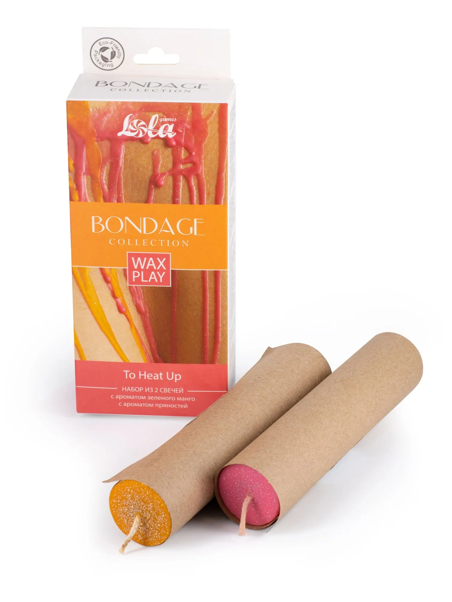 набор из 2 wax play свечей bondage to heat up 1067-01lola в Сочи