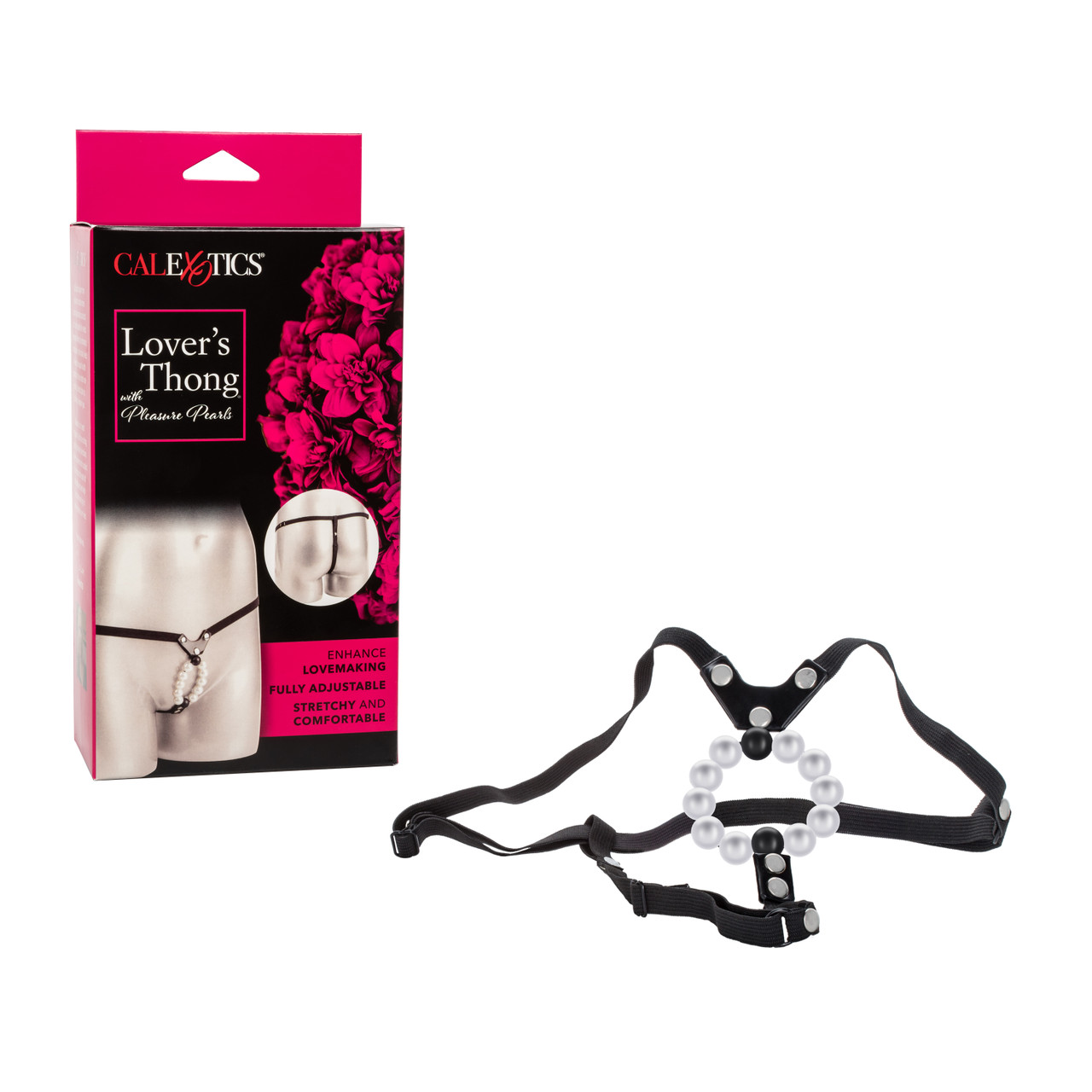 Стимулирующие трусики  Lover's Thong With Pleasure Pearls