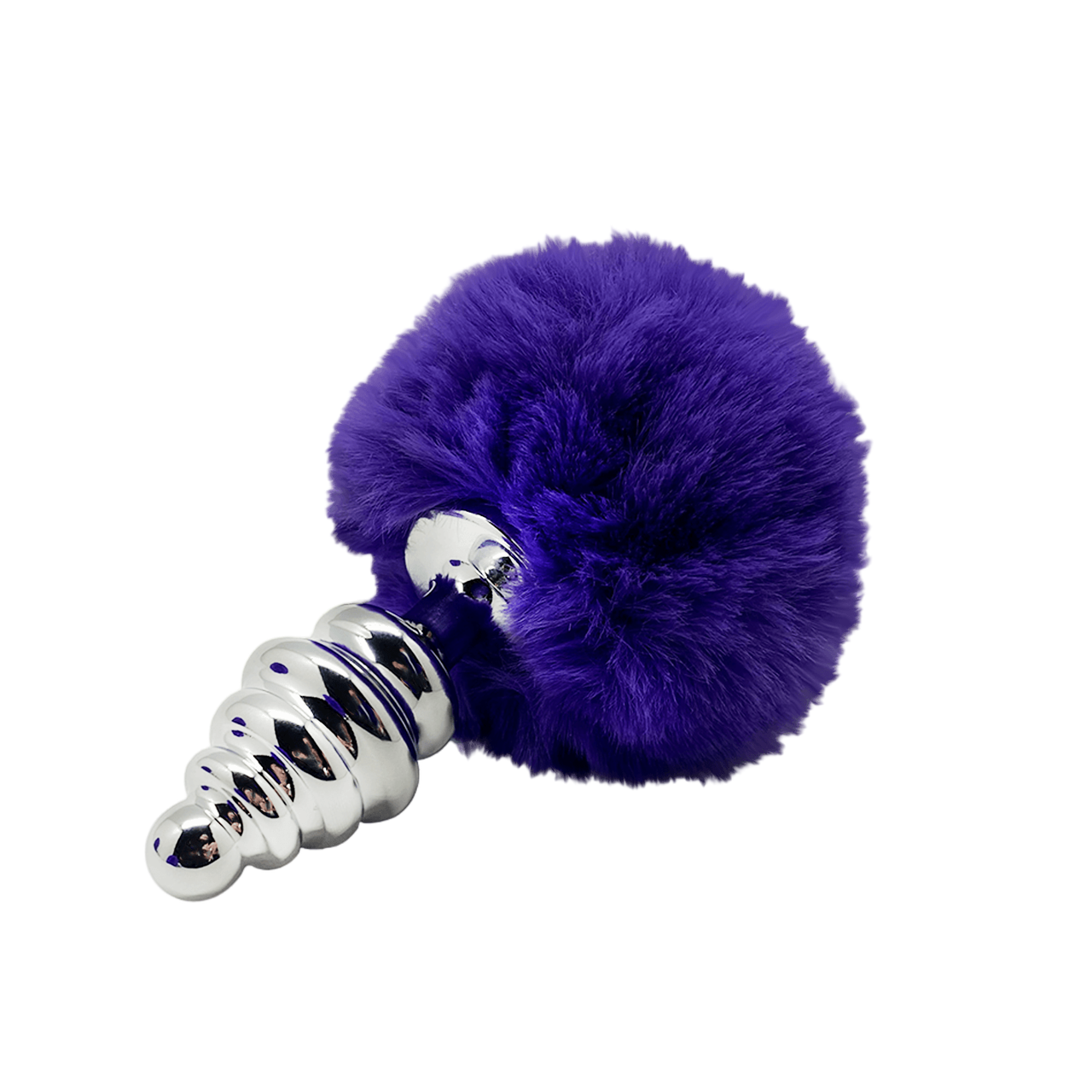 анальная пробка metal anal fluffly twist plug s dark purple 71009al в Сочи