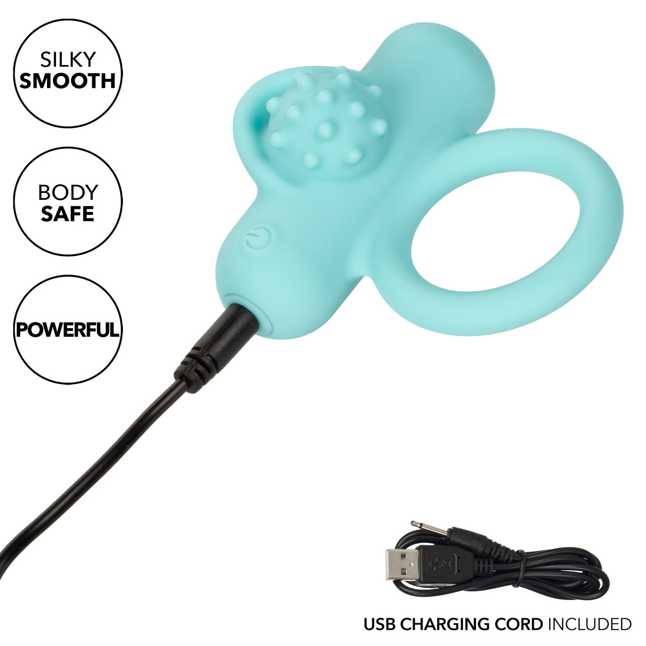 перезаряжаемое эрекционное виброкольцо silicone rechargeable nubby lover’s delight в Сочи