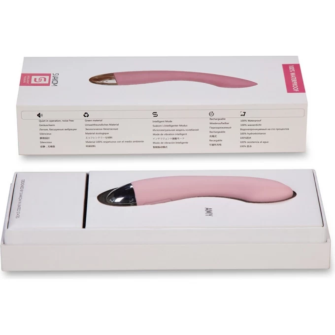 вибромассажёр svakom amy бледно-розовый  в Сочи