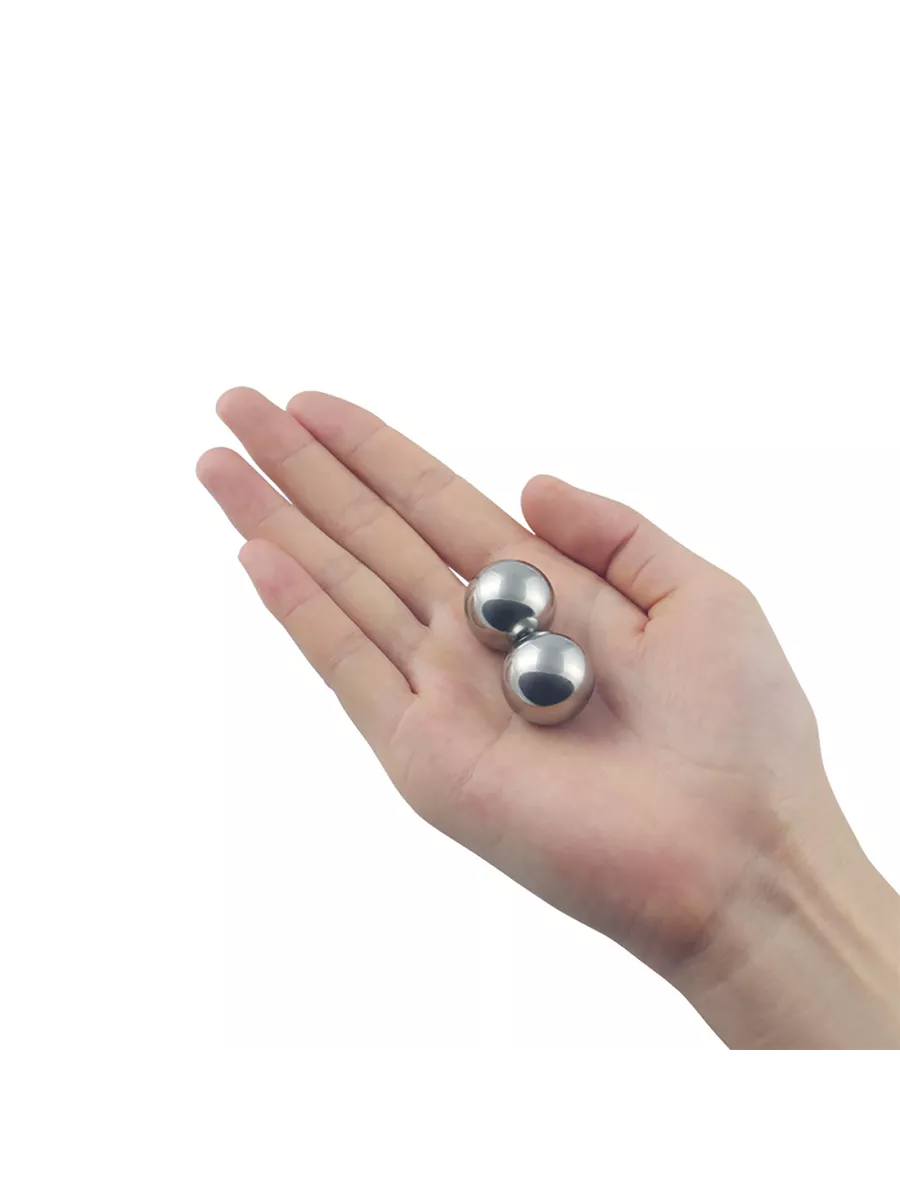 вагинальные шарики lovetoy passion dual balls, серебристый в Сочи