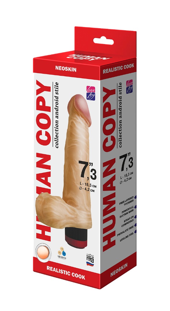 вибромассажёр human copy 7"3  601603ru в Сочи