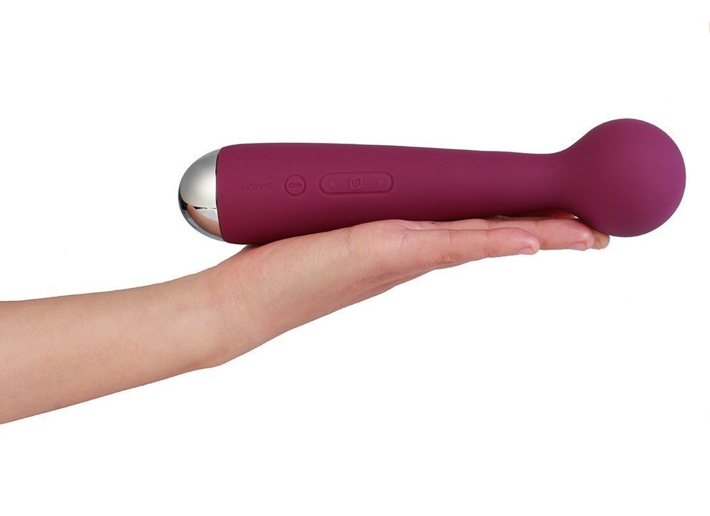 универсальный массажер с насадкой svakom emma, фиолетовый в Сочи