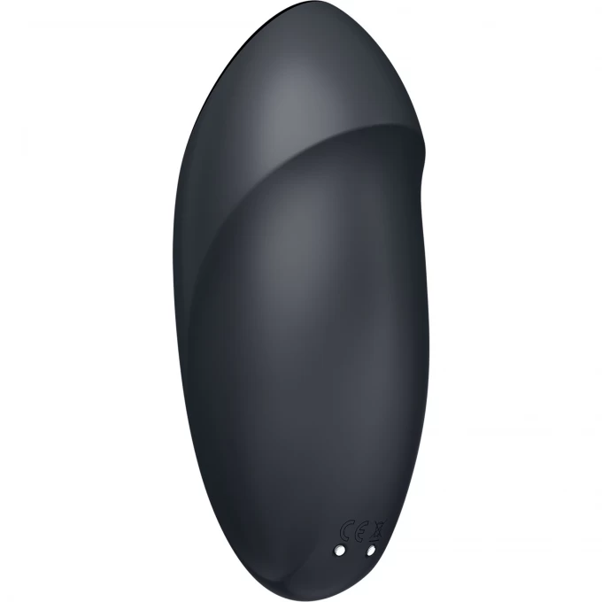 вибромассажер satisfyer tap & climax 1, силикон, серый, 11 см в Сочи