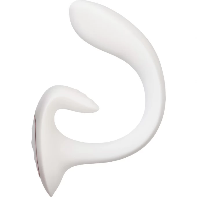 вагинально-клиторальный вибратор satisfyer g for goddess 1, белый, 27 см в Сочи