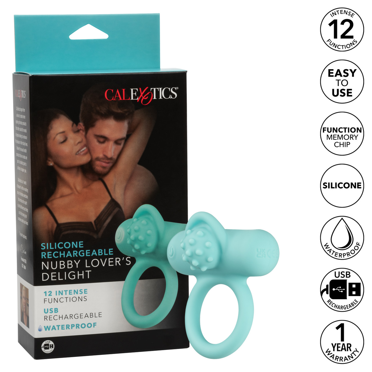 перезаряжаемое эрекционное виброкольцо silicone rechargeable nubby lover’s delight в Сочи