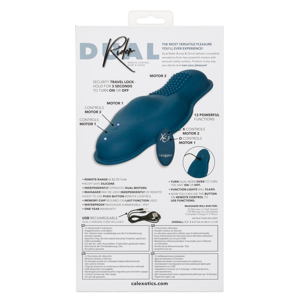 вибромассажер dual rider remote control bump & grind в Сочи