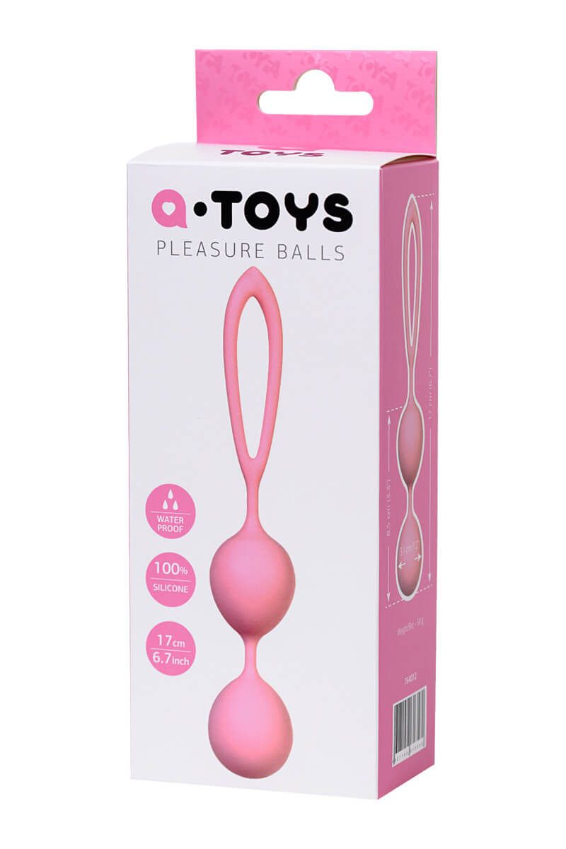 вагинальные шарики atoys by toyfa, светло-розовые в Сочи