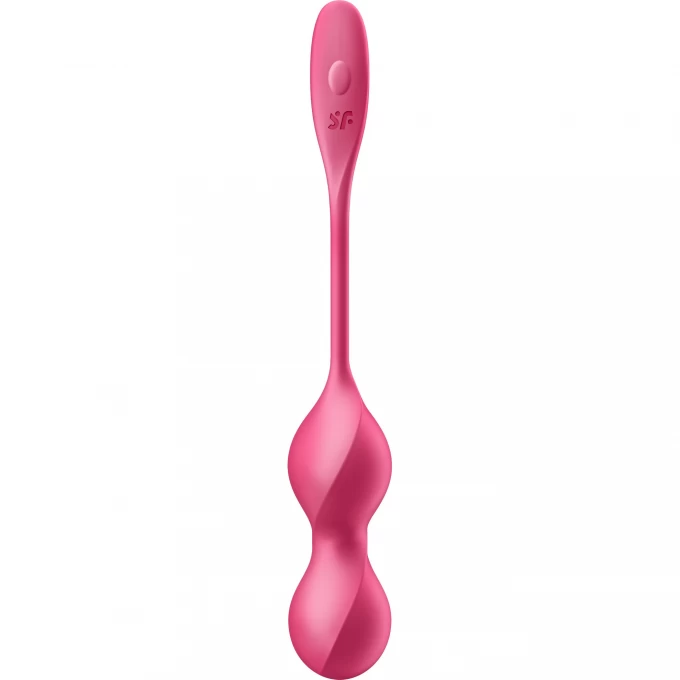 вагинальные шарики с вибрацией satisfyer love birds 2 connect app, с пультом ду, красный, 22,2 см в Сочи