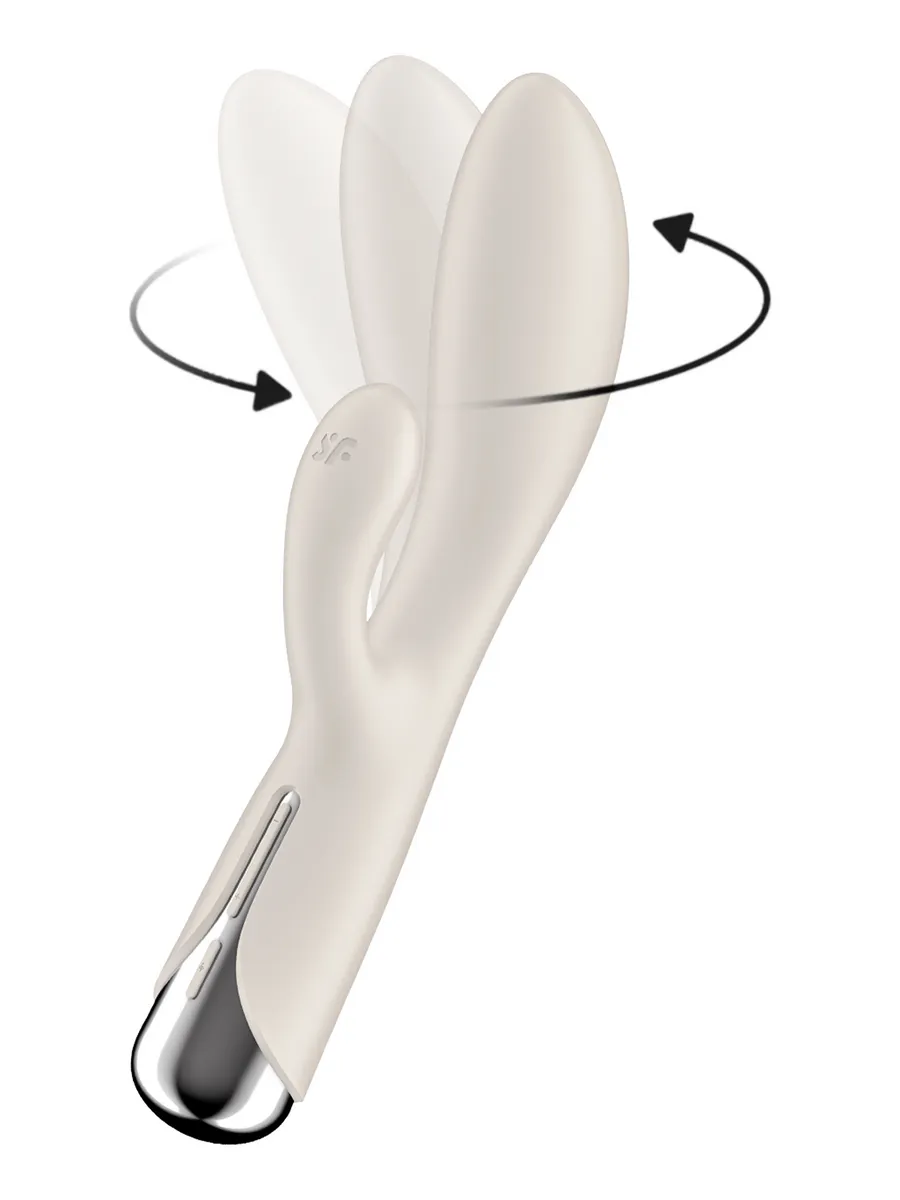 вибратор-кролик с ротацией satisfyer spinning rabbit 1 (белый) в Сочи